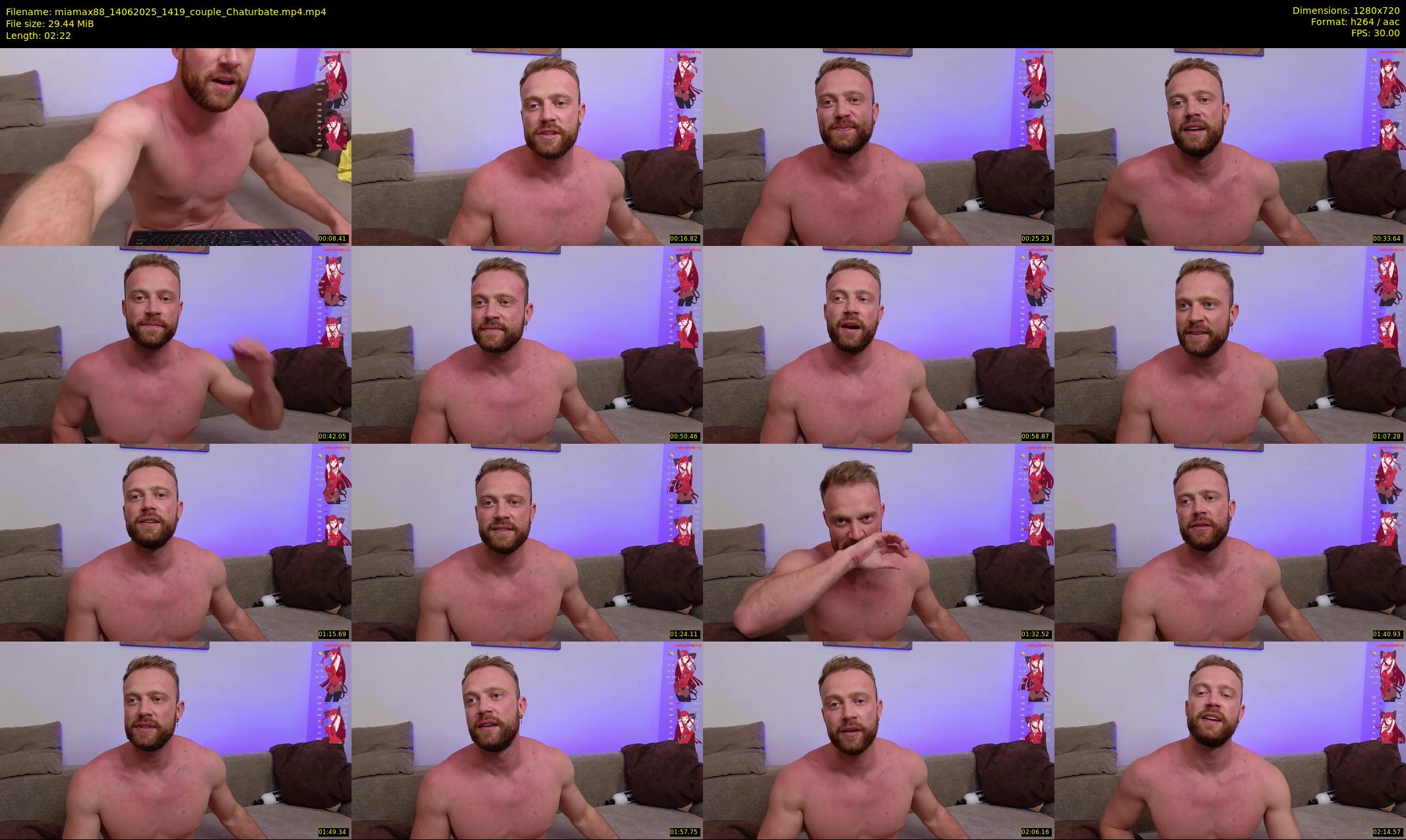 miamax88 — 3 minute Chaturbate couple cam show recording, 720p, Jun 14, 2025