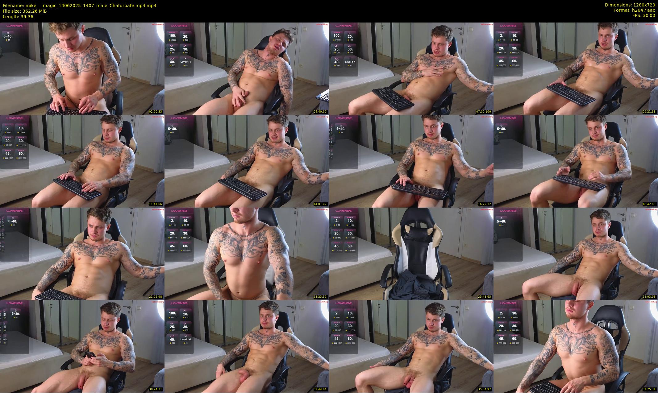 mike___magic — 40 minute Chaturbate male cam show recording, 720p, Jun 14, 2025