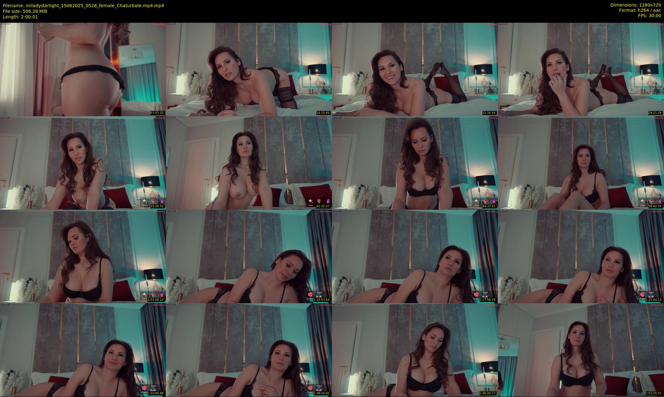 miladystarlight — 121 minute Chaturbate female cam show recording, 720p, Jun 15, 2025