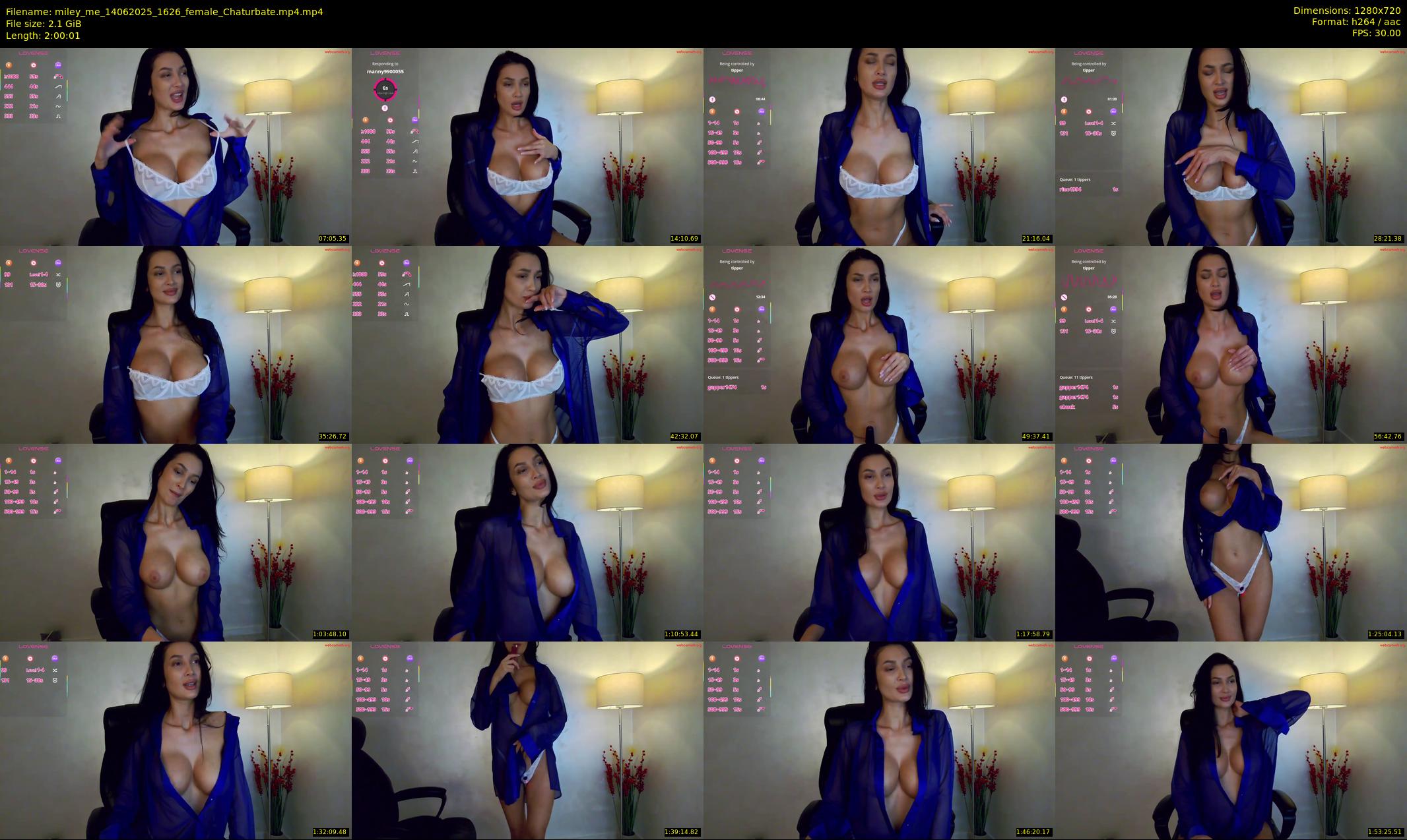 miley_me — 121 minute Chaturbate female cam show recording, 720p, Jun 14, 2025