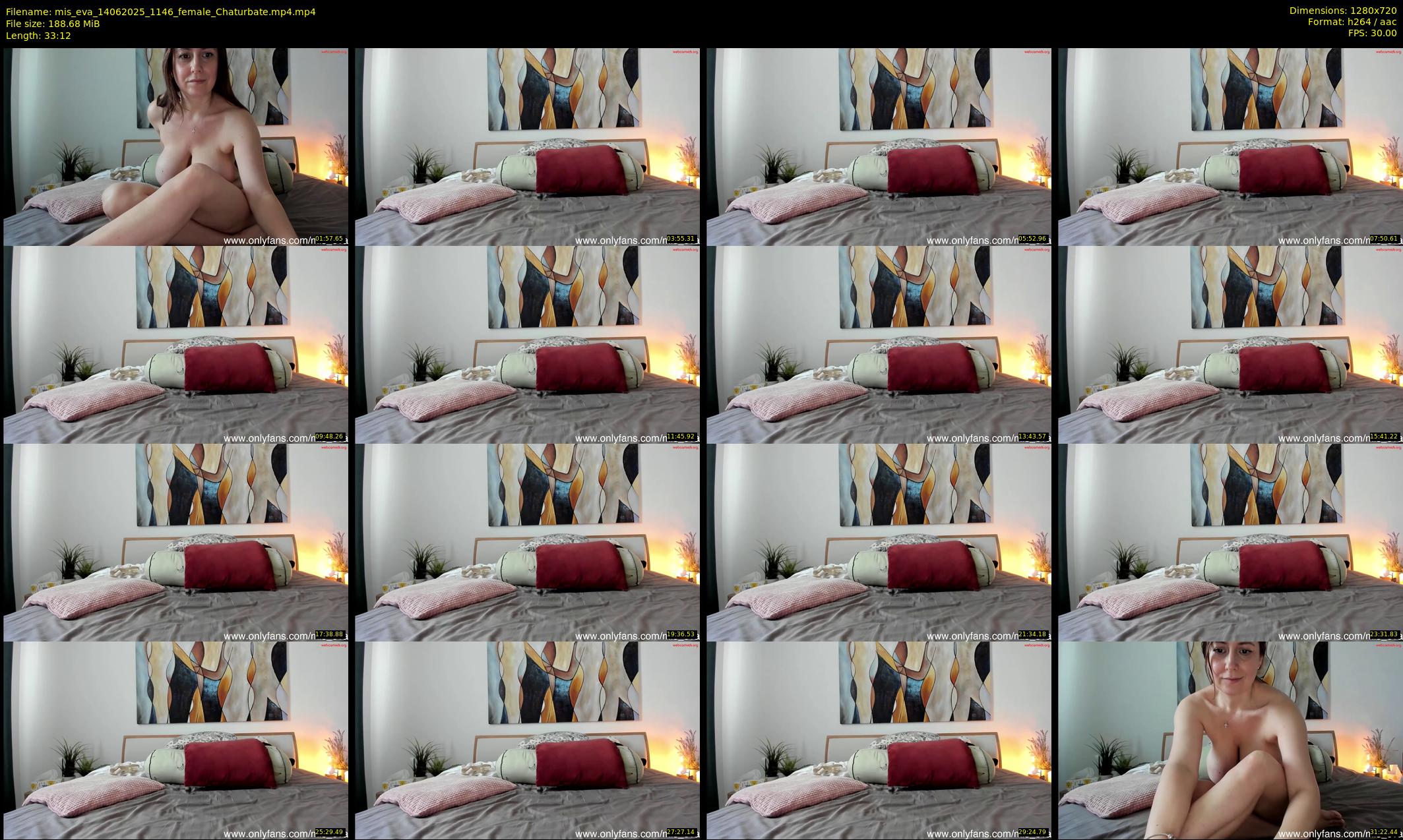 mis_eva — 34 minute Chaturbate female cam show recording, 720p, Jun 14, 2025