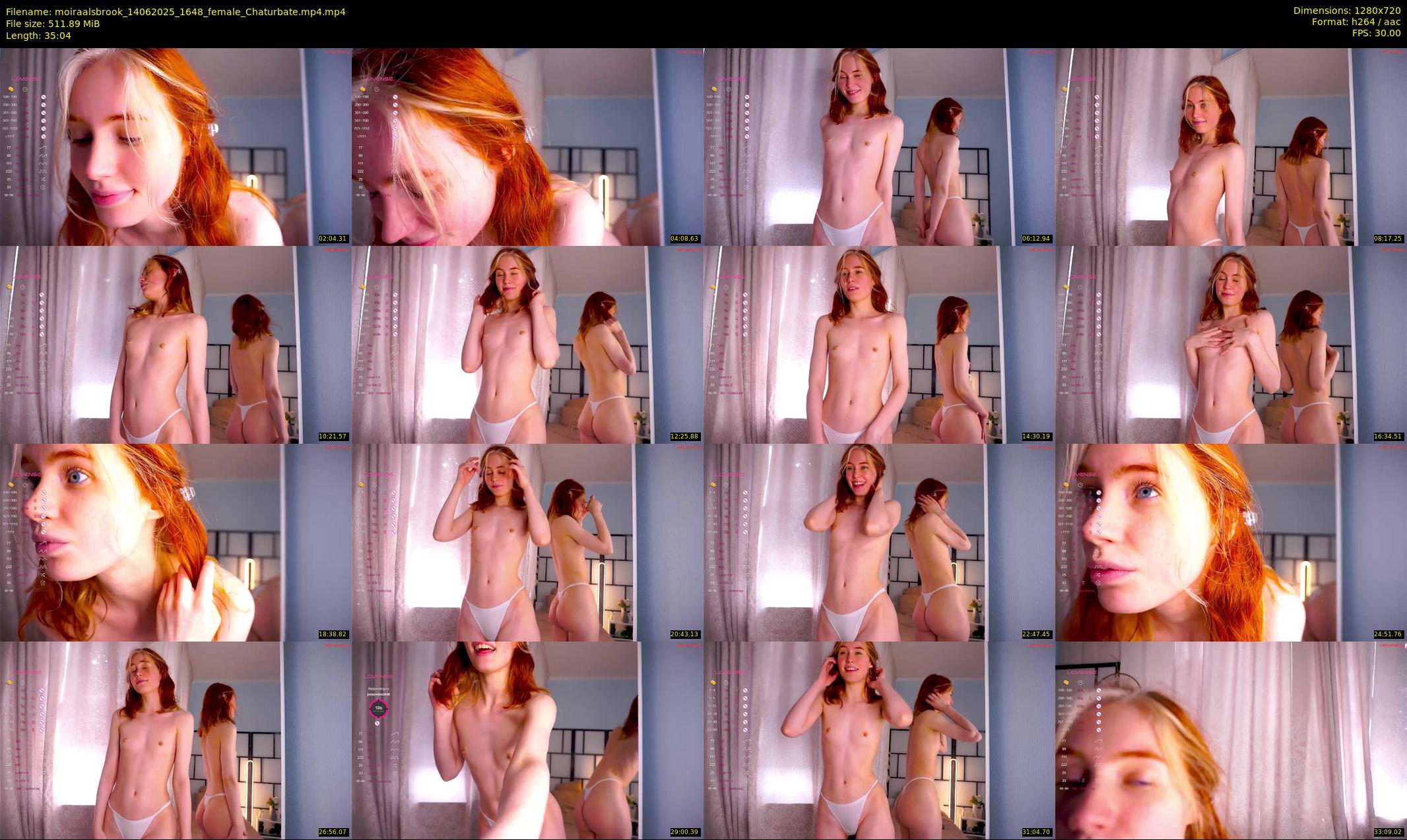 moiraalsbrook — 36 minute Chaturbate female cam show recording, 720p, Jun 14, 2025