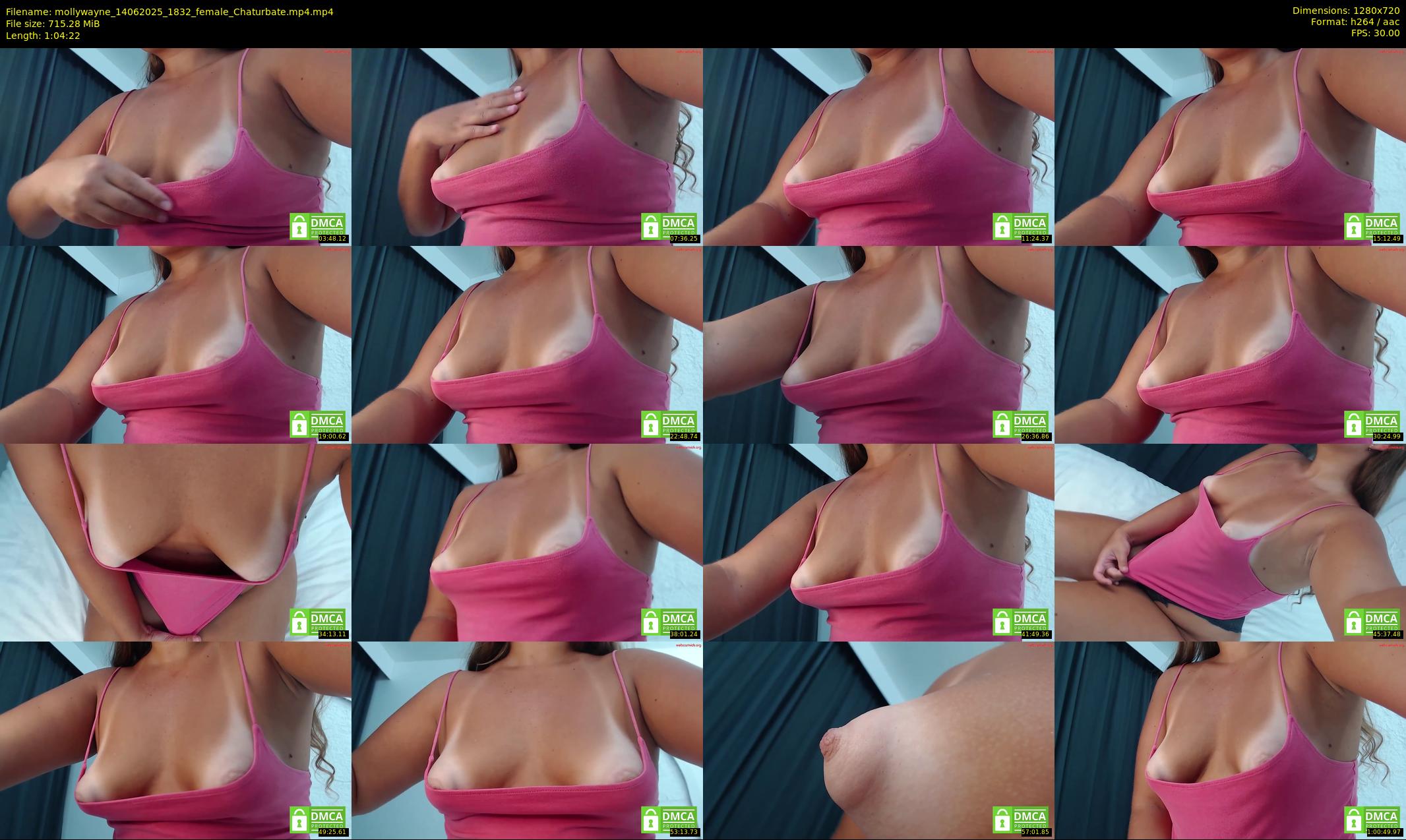 mollywayne — 65 minute Chaturbate female cam show recording, 720p, Jun 14, 2025