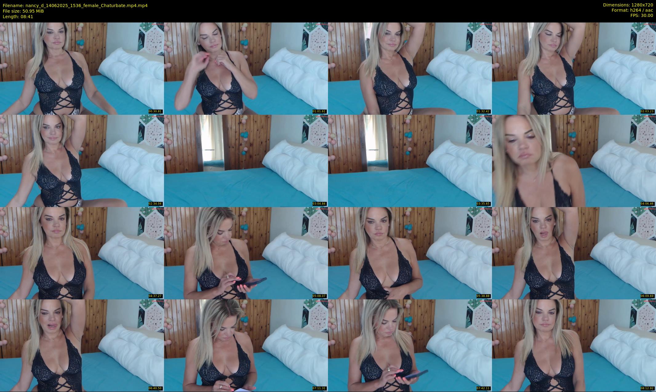 nancy_d — 9 minute Chaturbate female cam show recording, 720p, Jun 14, 2025