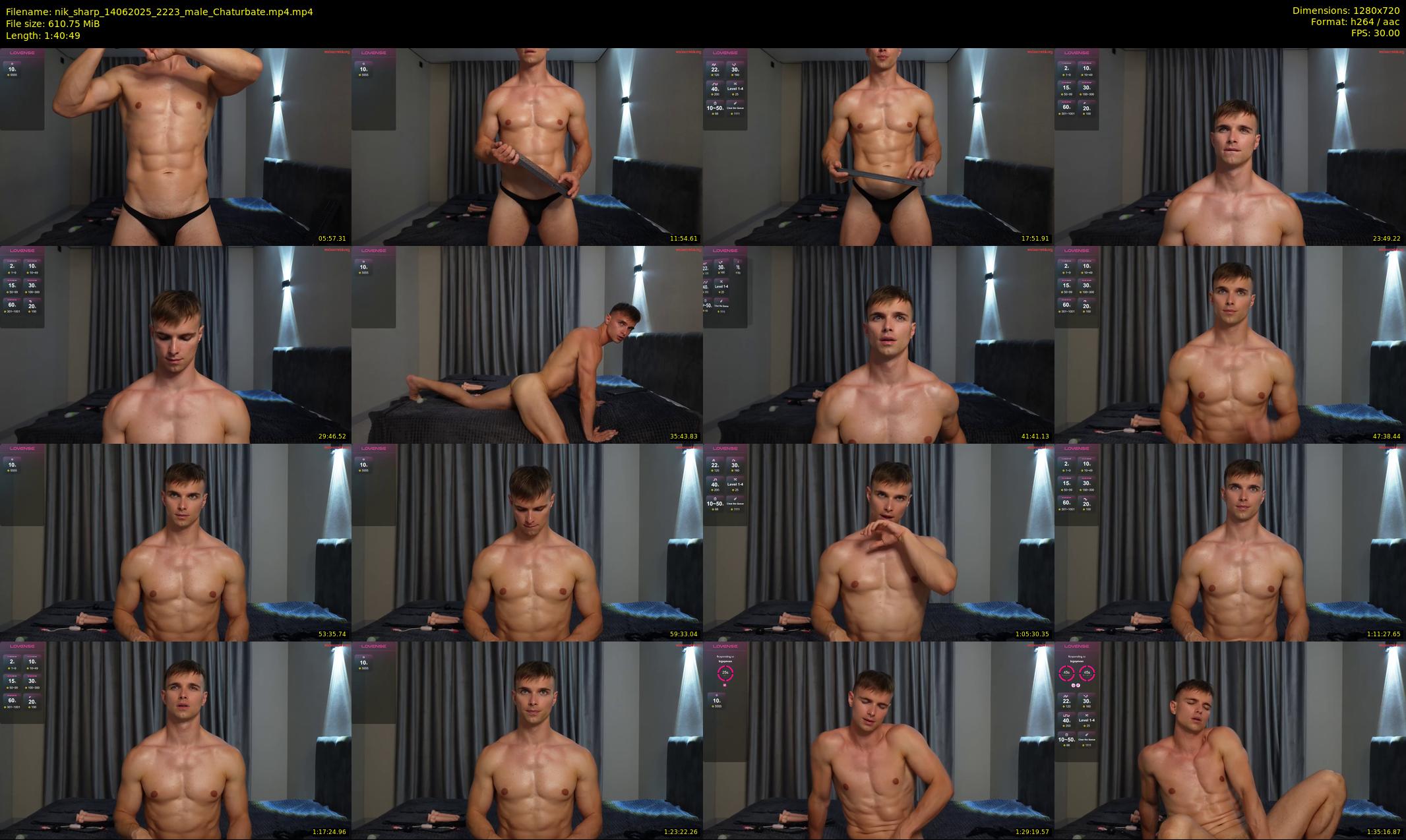 nik_sharp — 101 minute Chaturbate male cam show recording, 720p, Jun 14, 2025