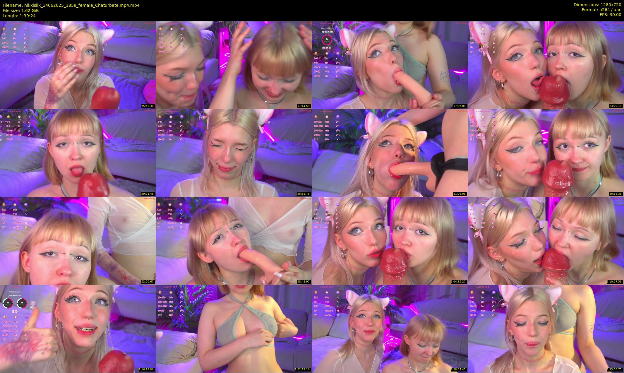nikkisilk — 100 minute Chaturbate female cam show recording, 720p, Jun 14, 2025