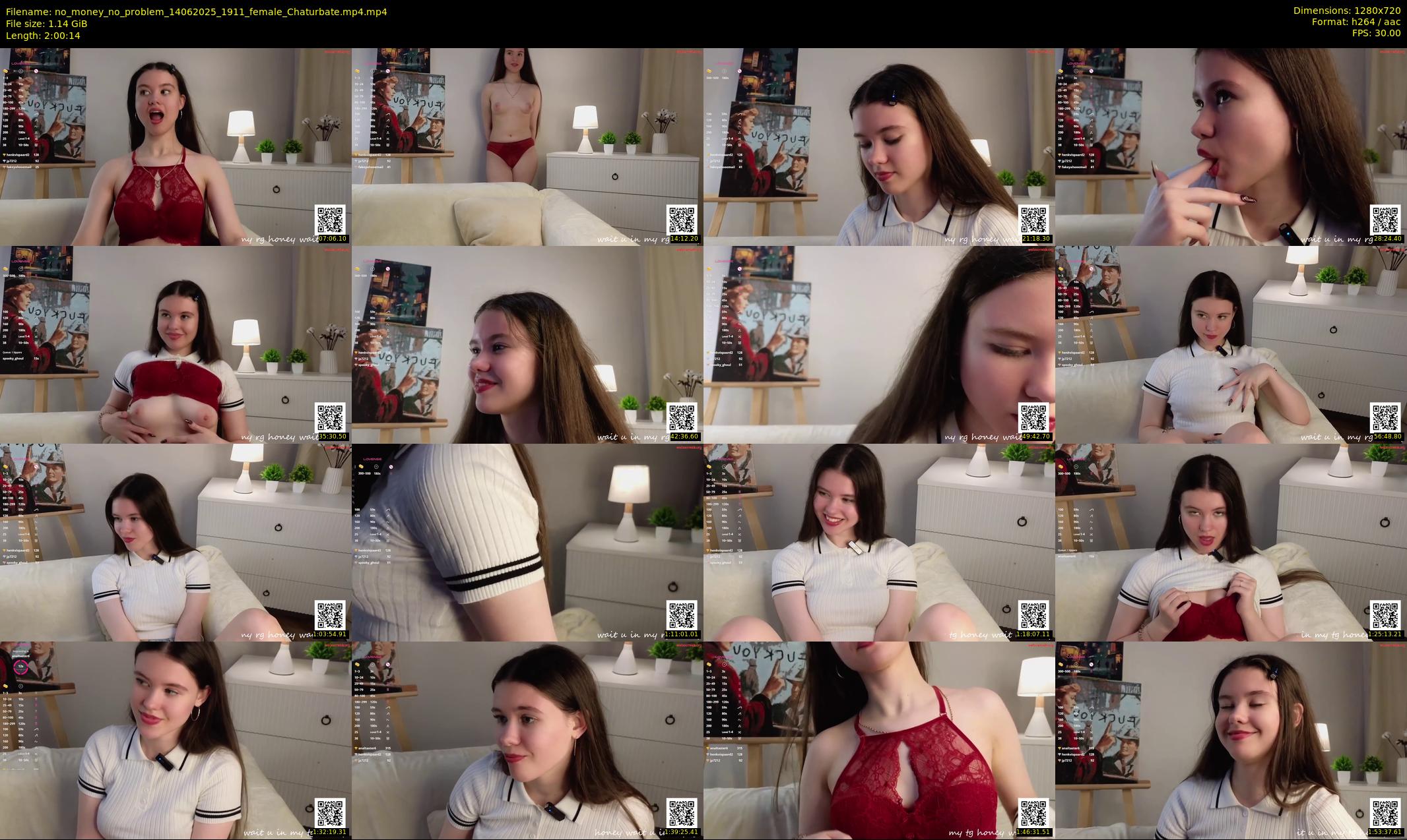 no_money_no_problem — 121 minute Chaturbate female cam show recording, 720p, Jun 14, 2025