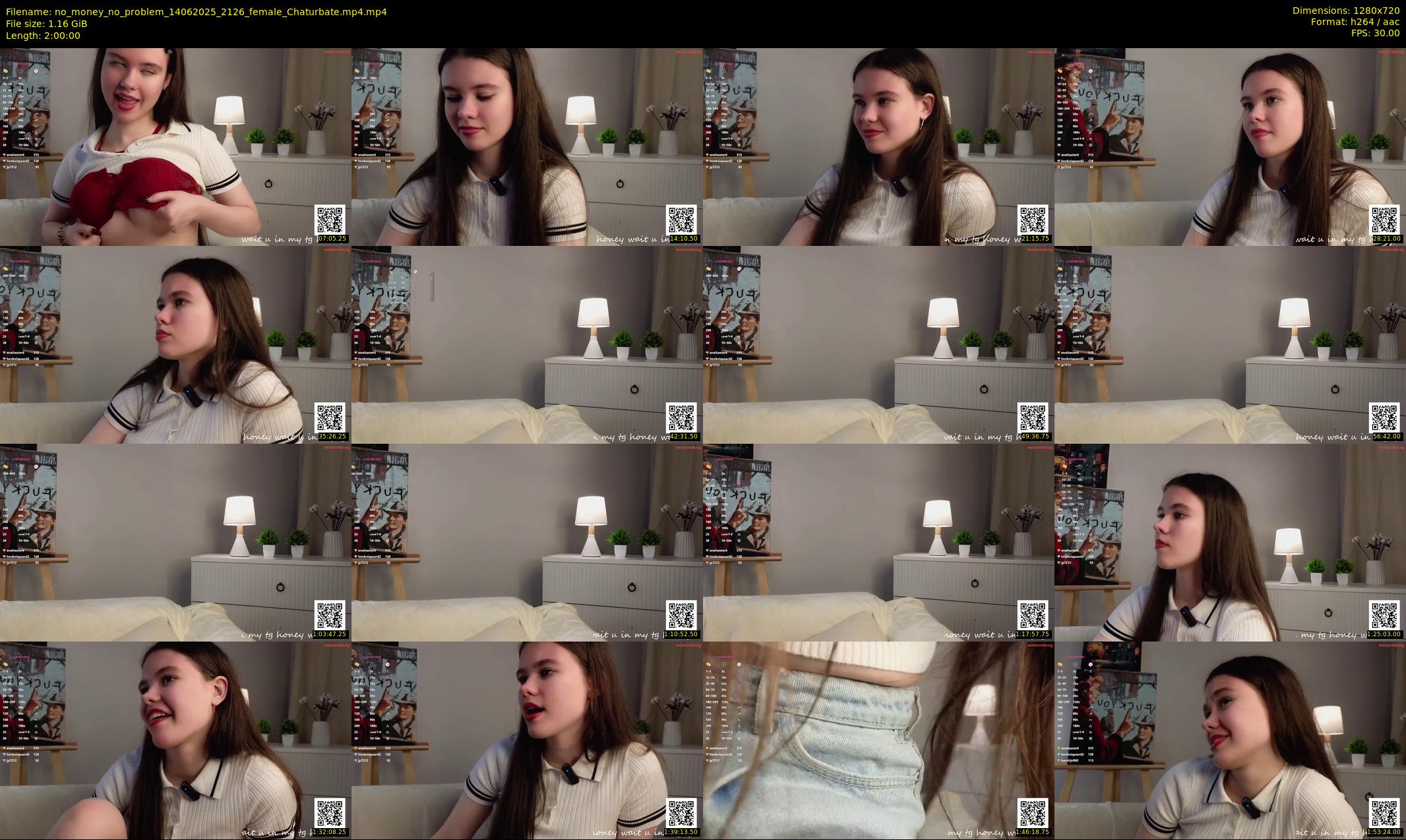 no_money_no_problem — 120 minute Chaturbate female cam show recording, 720p, Jun 14, 2025