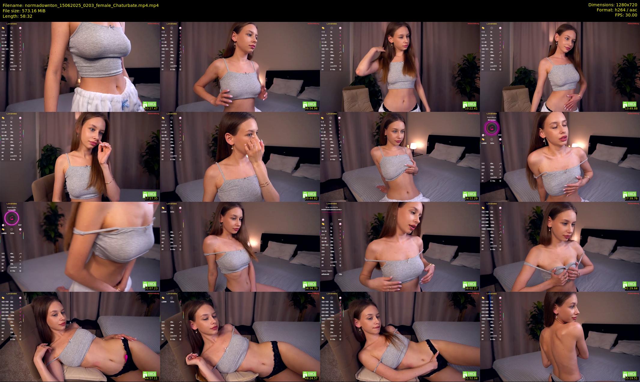 normadownton — 59 minute Chaturbate female cam show recording, 720p, Jun 15, 2025