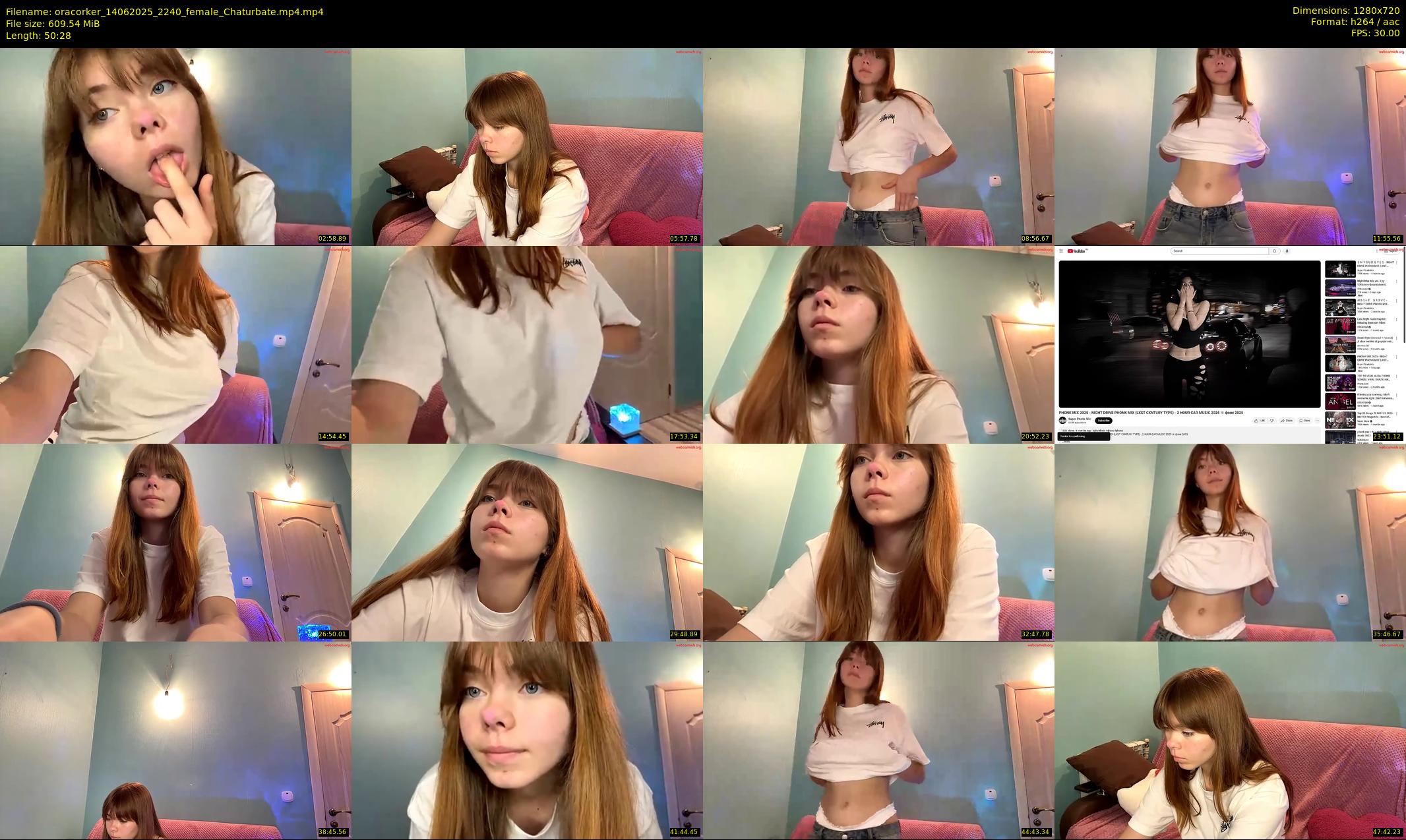 oracorker — 51 minute Chaturbate female cam show recording, 720p, Jun 14, 2025