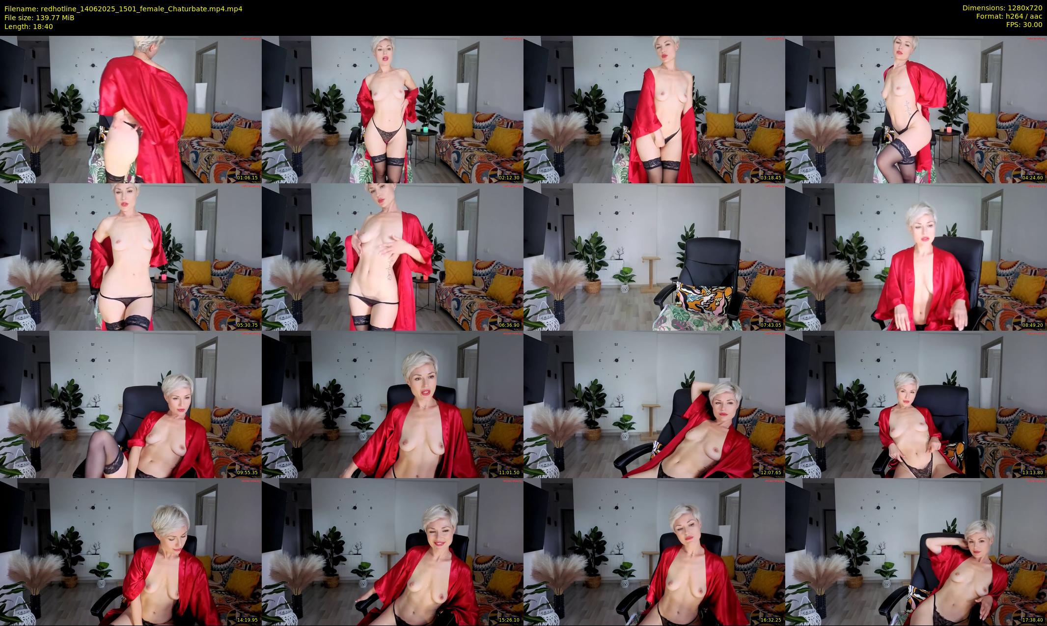 redhotline — 19 minute Chaturbate female cam show recording, 720p, Jun 14, 2025