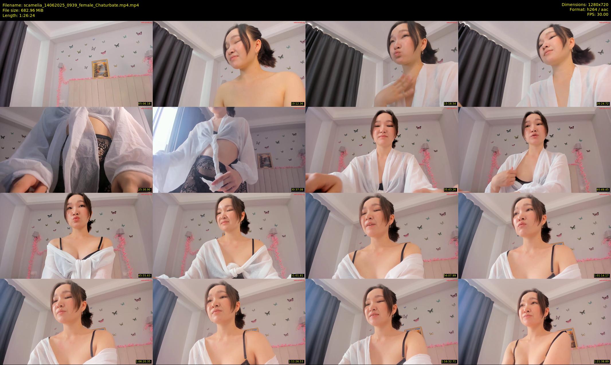 scamelia — 87 minute Chaturbate female cam show recording, 720p, Jun 14, 2025