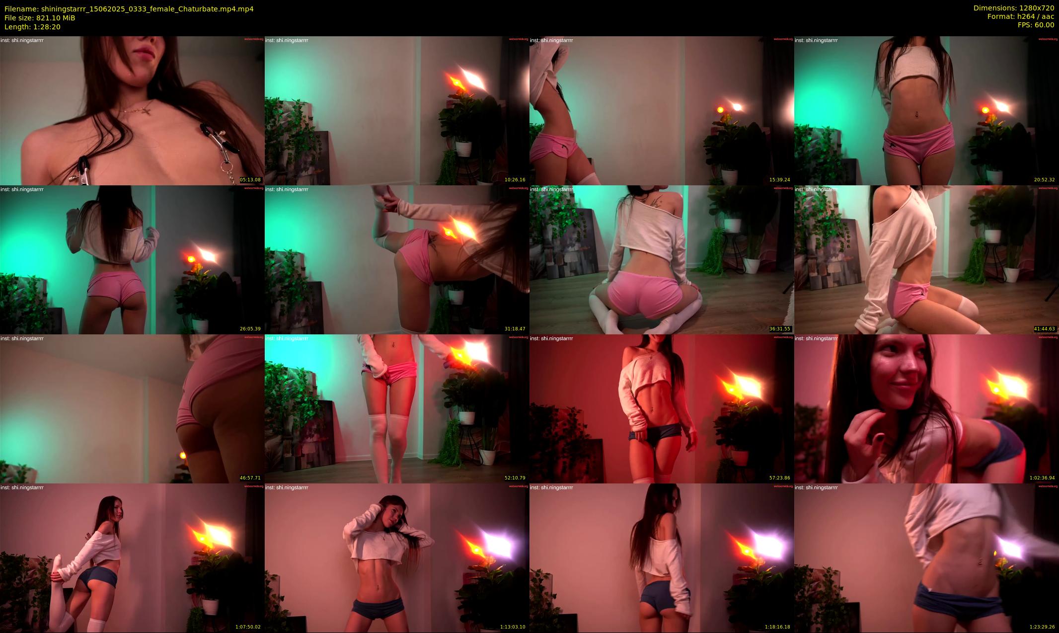 shiningstarrr — 89 minute Chaturbate female cam show recording, 720p, Jun 15, 2025
