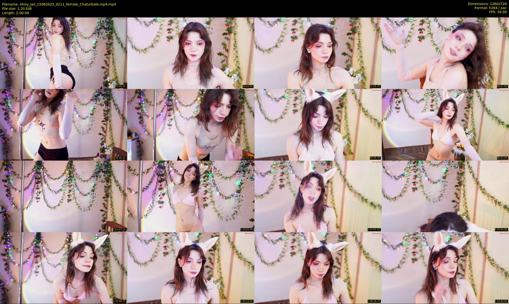 shiny_jail — 120 minute Chaturbate female cam show recording, 720p, Jun 15, 2025