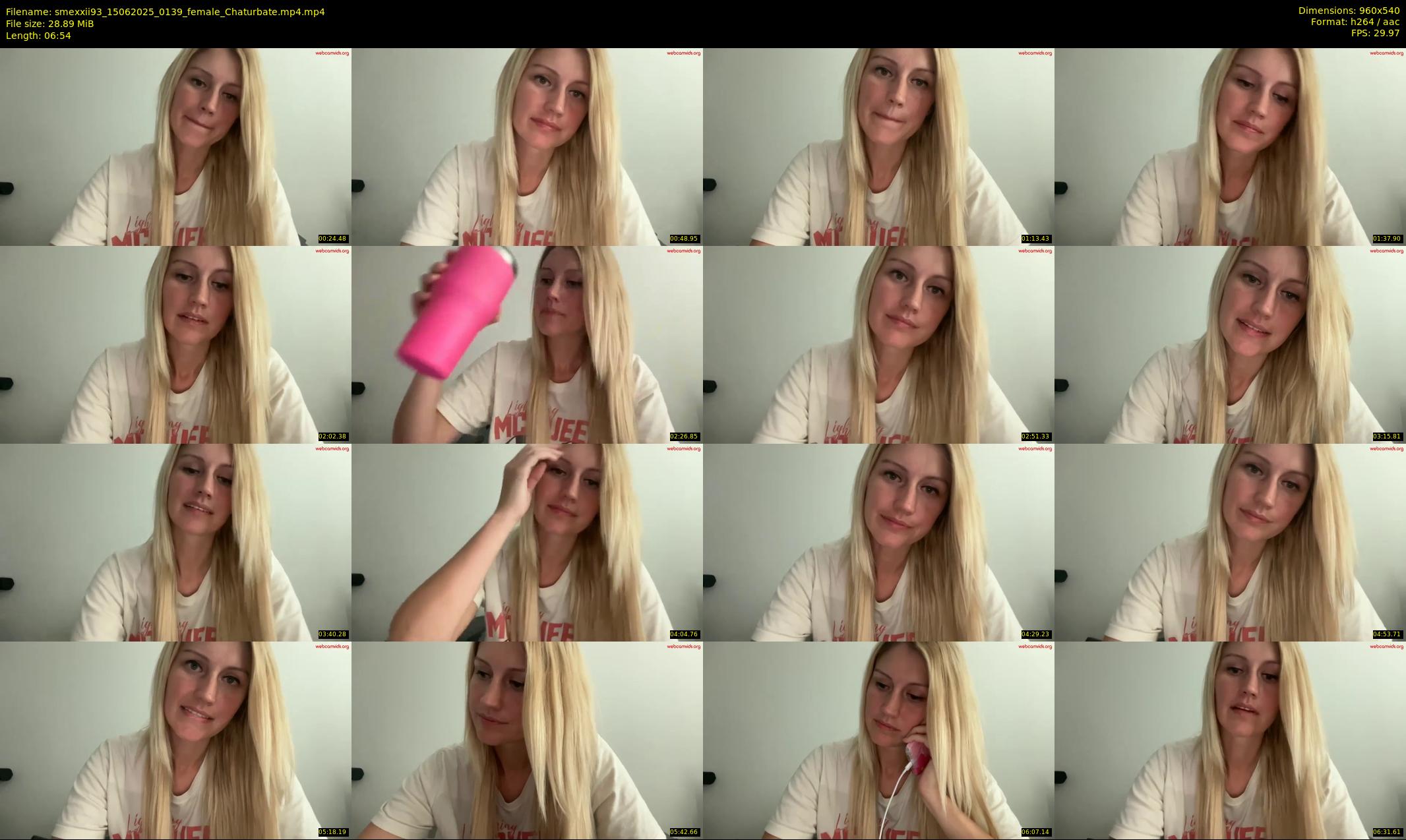 smexxii93 — 7 minute Chaturbate female cam show recording, 480p, Jun 15, 2025