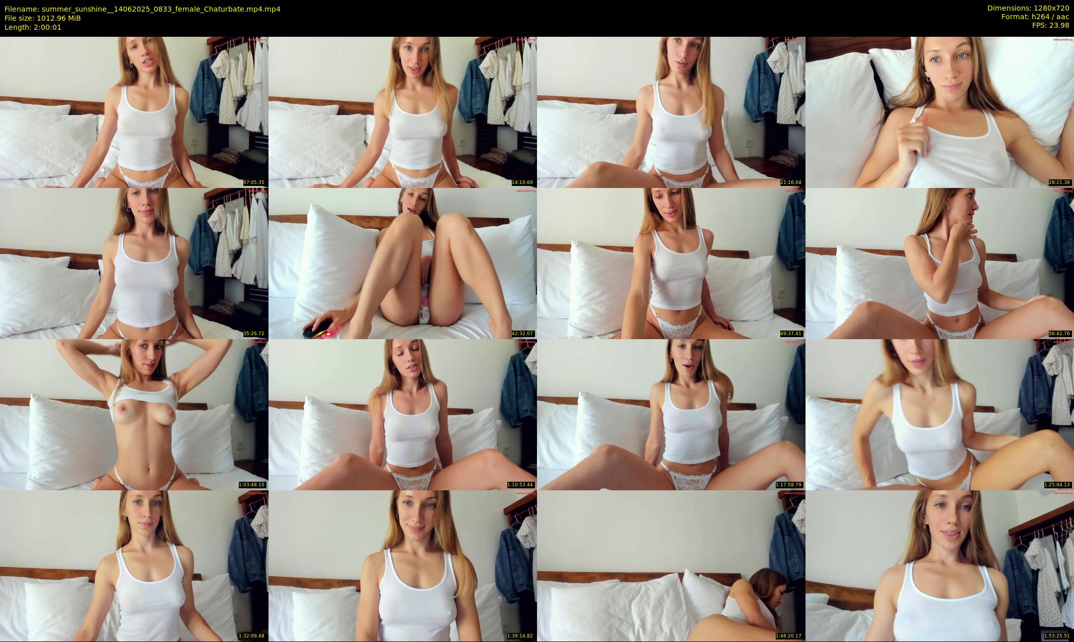 summer_sunshine_ — 121 minute Chaturbate female cam show recording, 720p, Jun 14, 2025