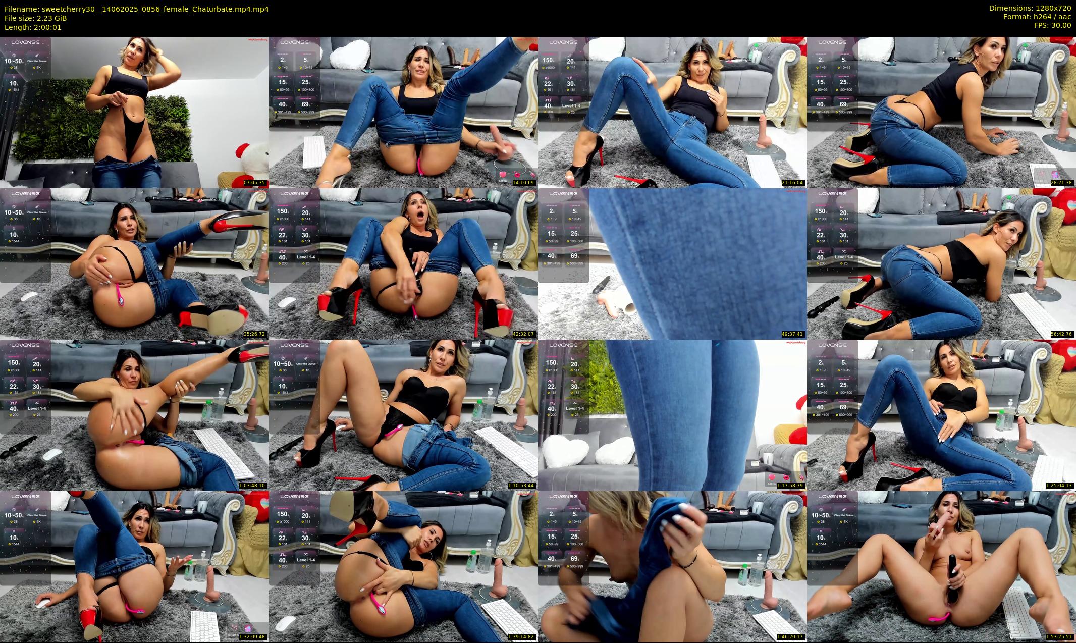 sweetcherry30_ — 121 minute Chaturbate female cam show recording, 720p, Jun 14, 2025