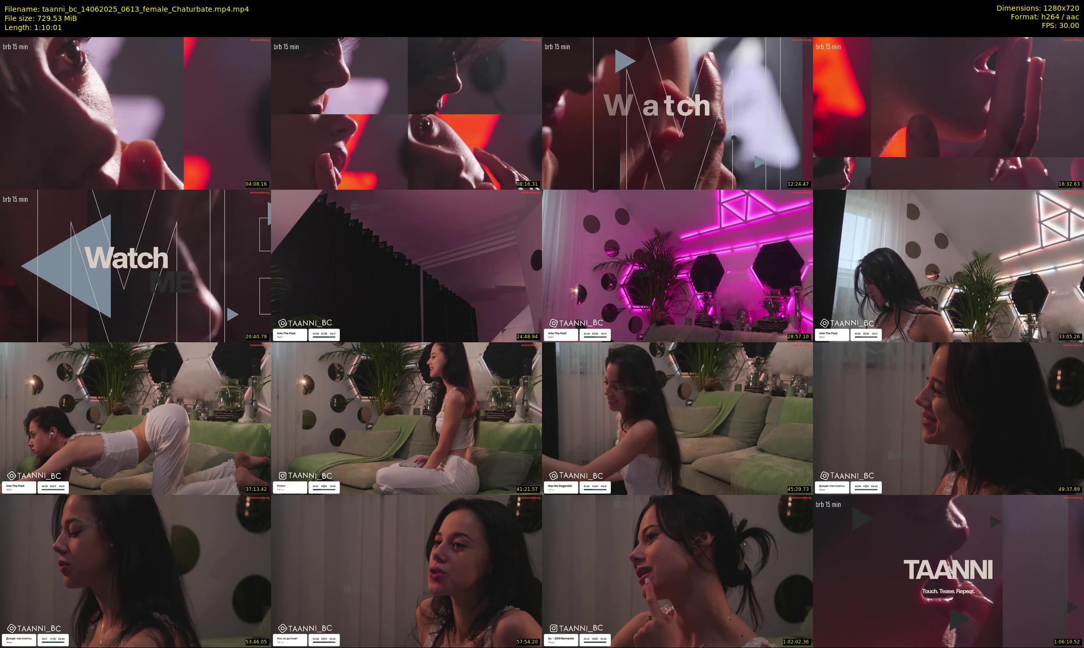 taanni_bc — 71 minute Chaturbate female cam show recording, 720p, Jun 14, 2025