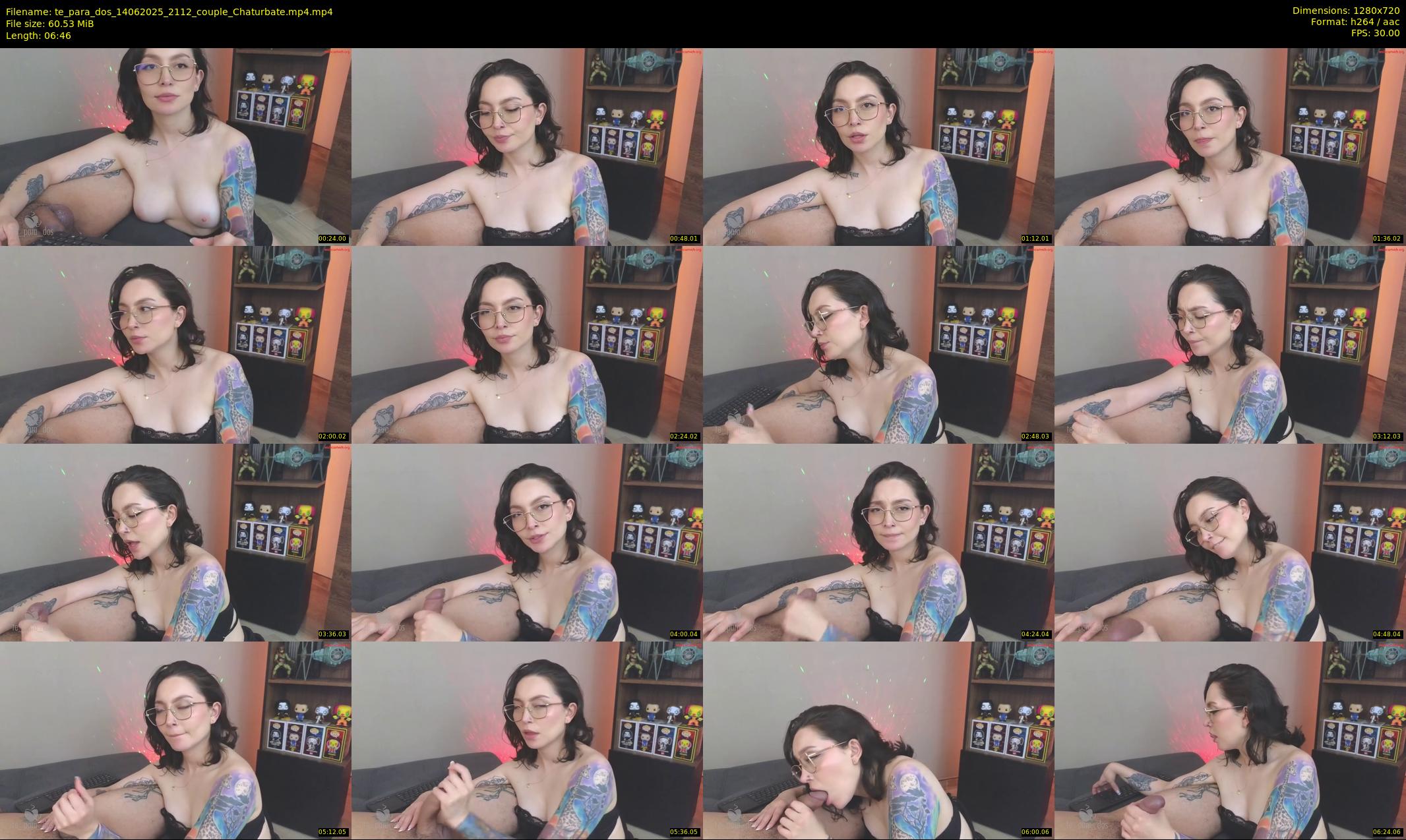 te_para_dos — 7 minute Chaturbate couple cam show recording, 720p, Jun 14, 2025