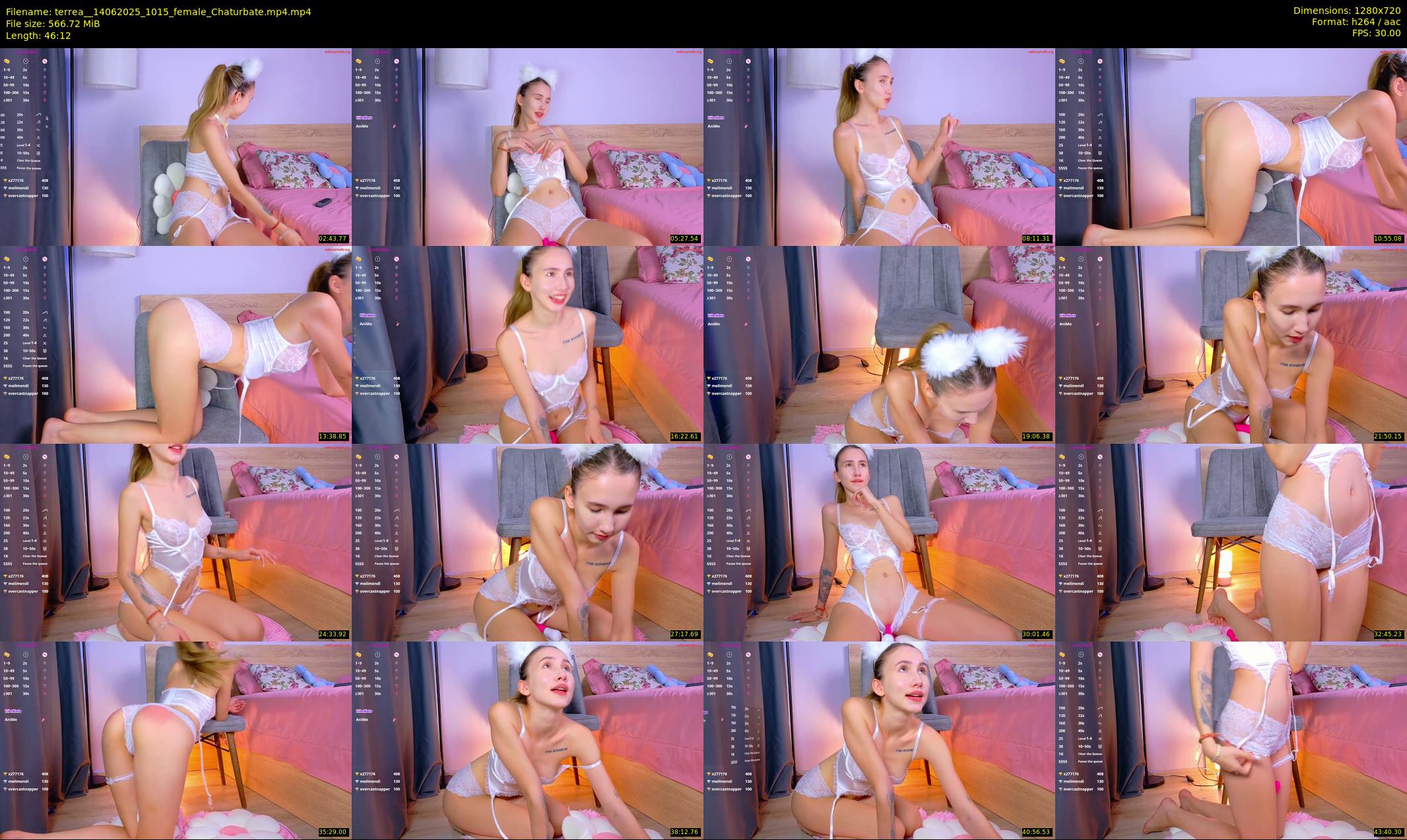 terrea_ — 47 minute Chaturbate female cam show recording, 720p, Jun 14, 2025