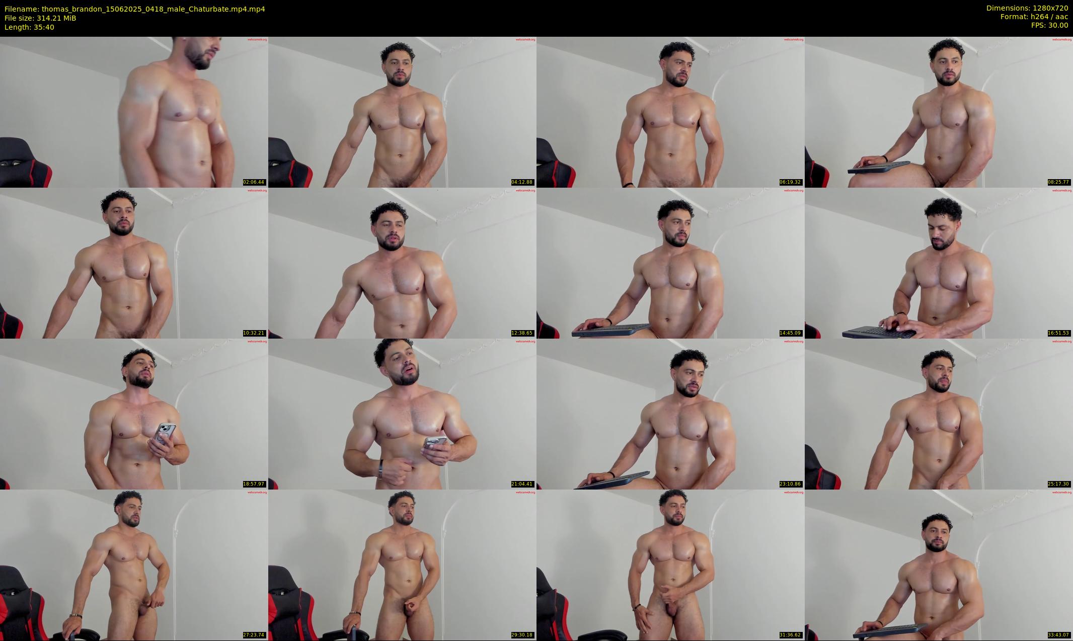 thomas_brandon — 36 minute Chaturbate male cam show recording, 720p, Jun 15, 2025