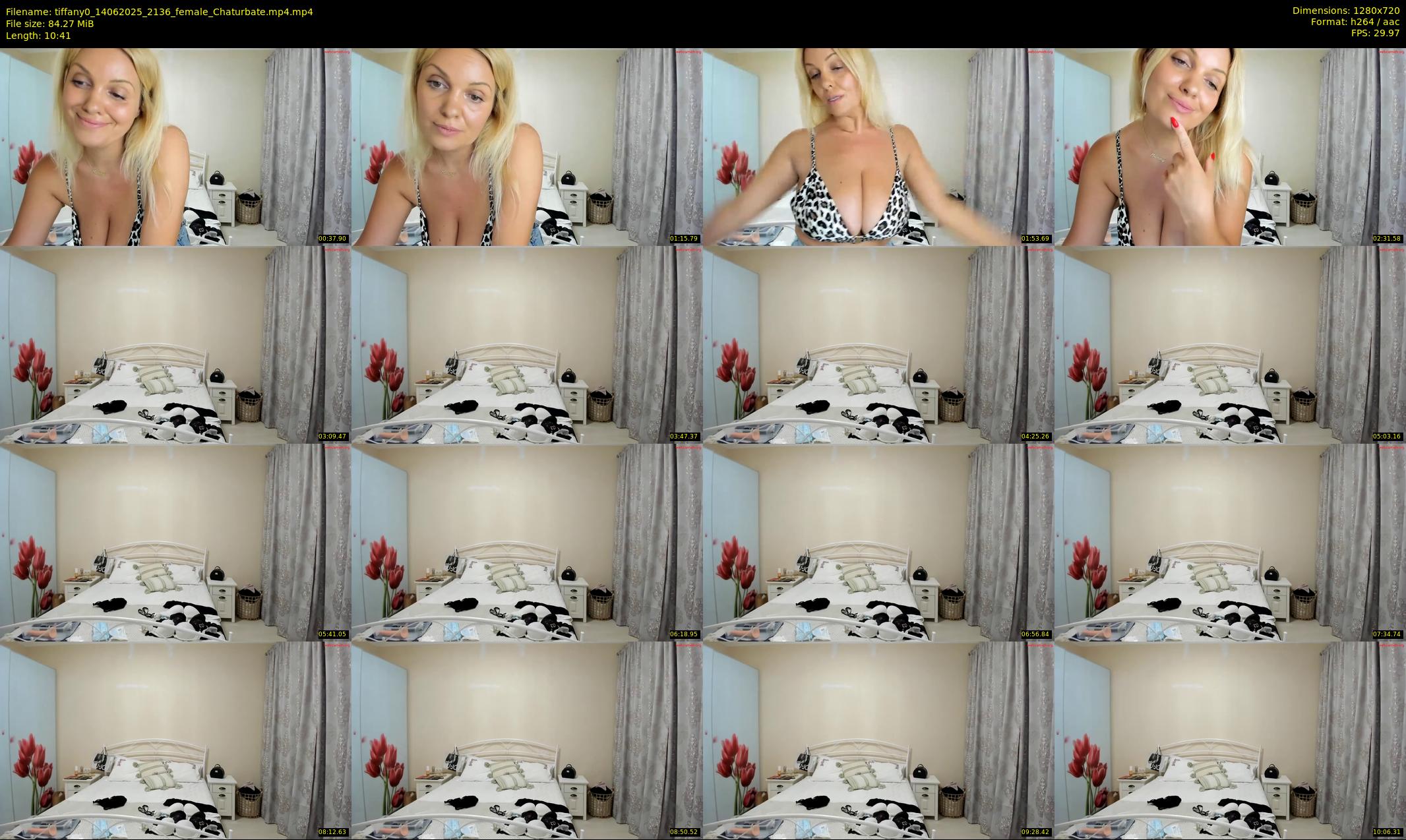 tiffany0 — 11 minute Chaturbate female cam show recording, 720p, Jun 14, 2025