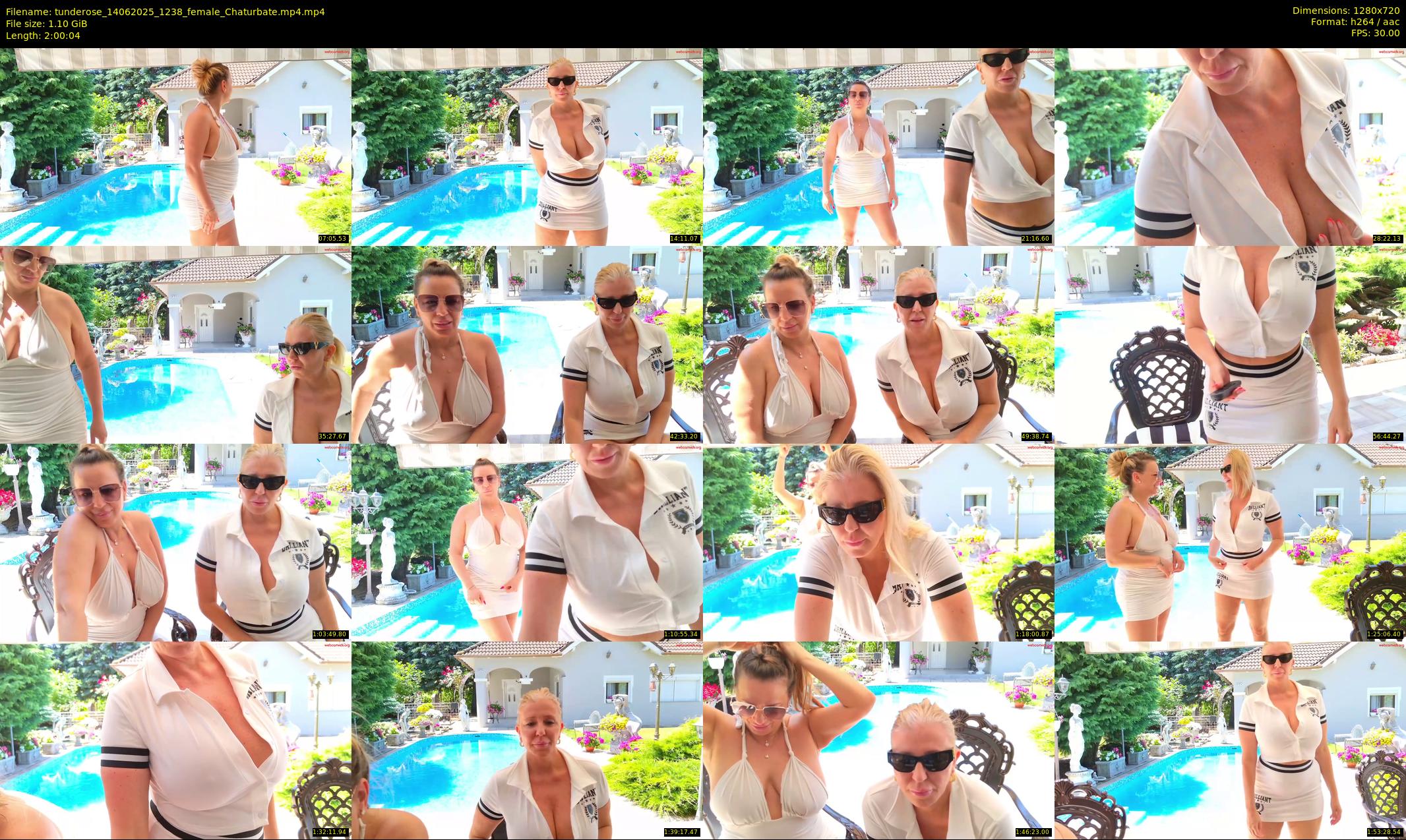 tunderose — 121 minute Chaturbate female cam show recording, 720p, Jun 14, 2025