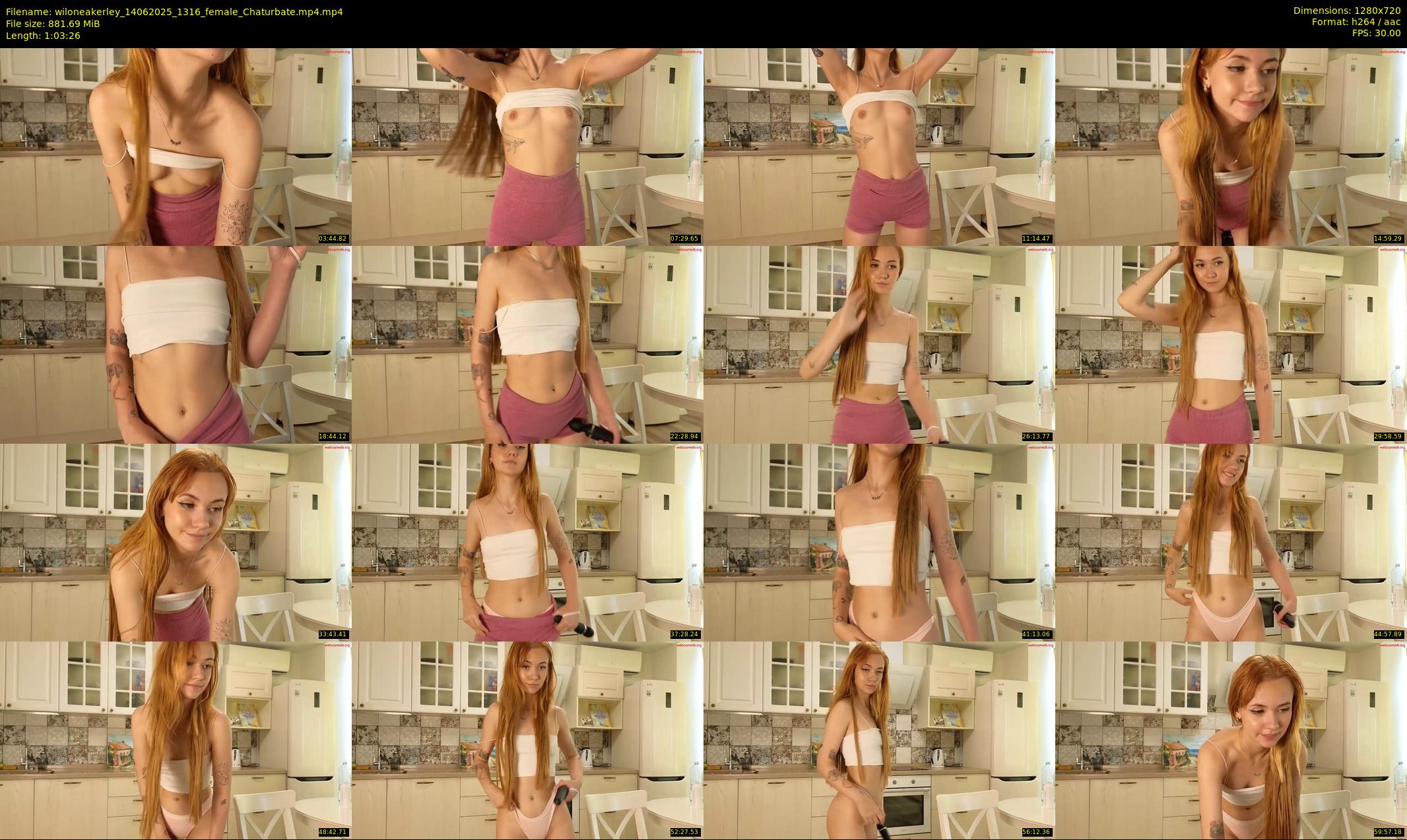wiloneakerley — 64 minute Chaturbate female cam show recording, 720p, Jun 14, 2025