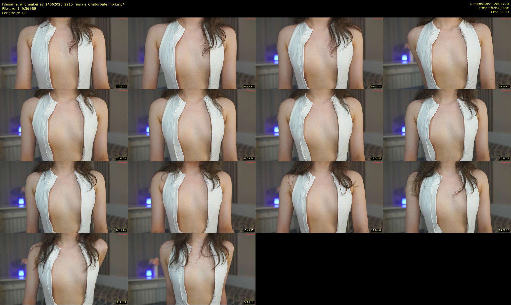 wiloneakerley — 27 minute Chaturbate female cam show recording, 720p, Jun 14, 2025