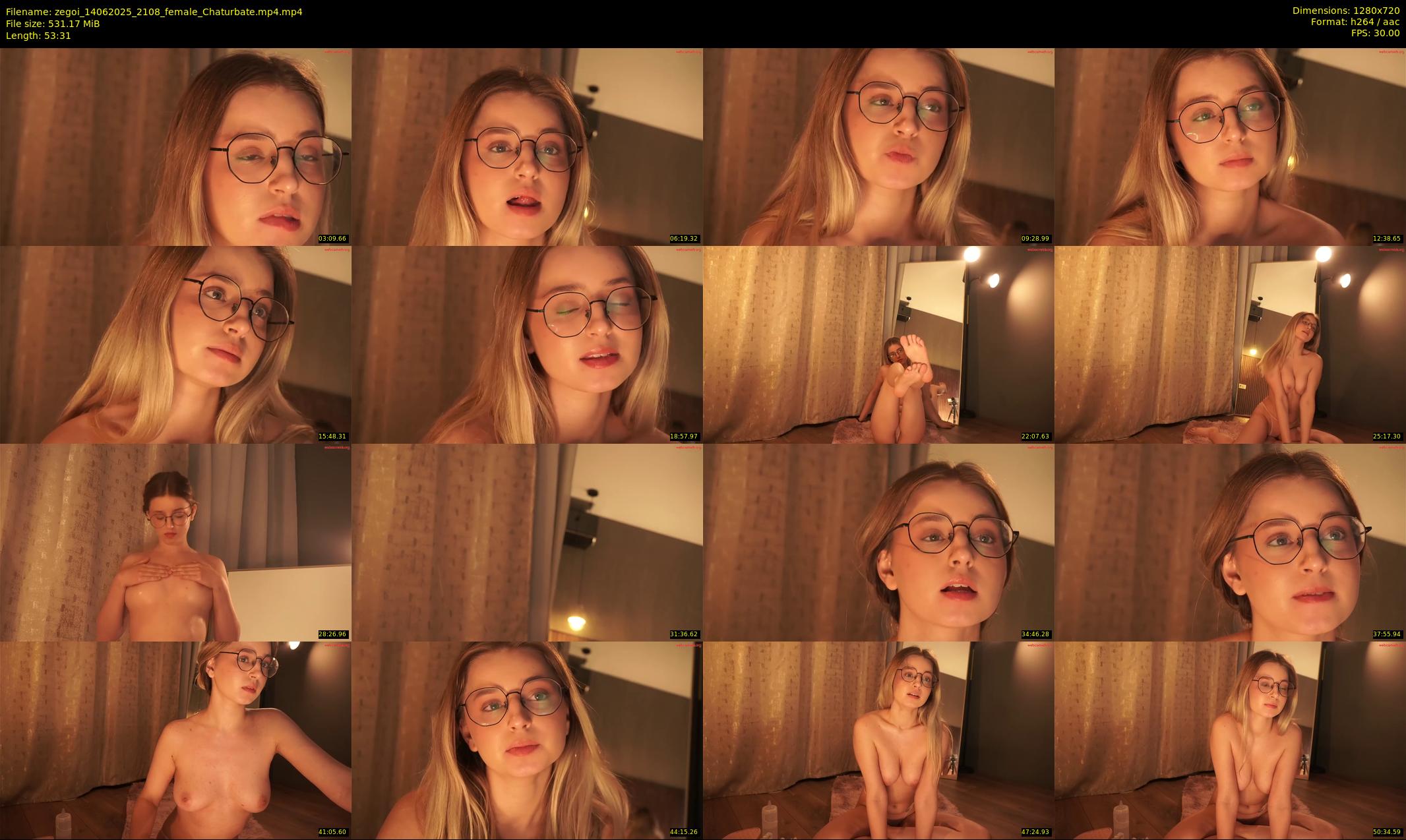 zegoi — 54 minute Chaturbate female cam show recording, 720p, Jun 14, 2025
