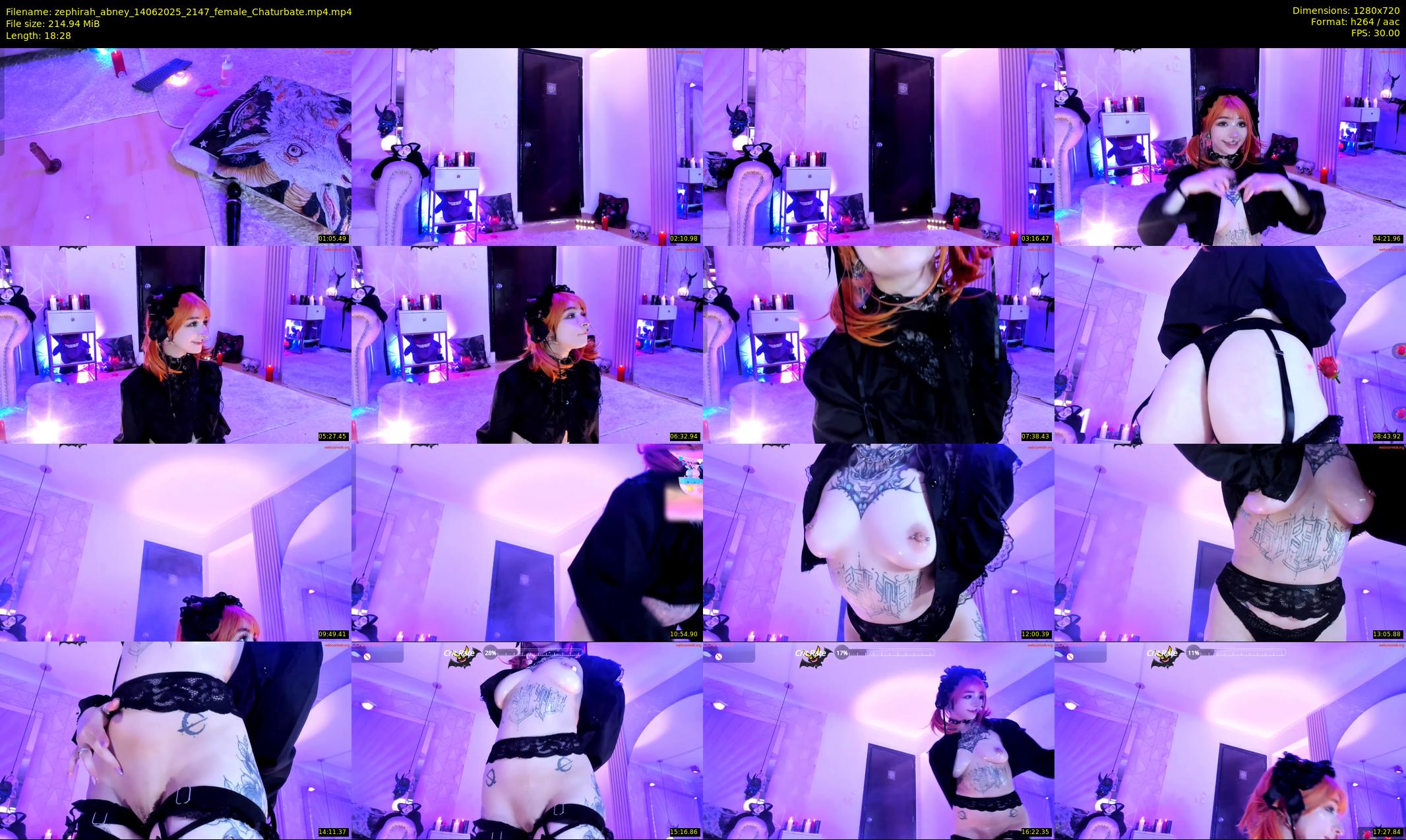 zephirah_abney — 19 minute Chaturbate female cam show recording, 720p, Jun 14, 2025