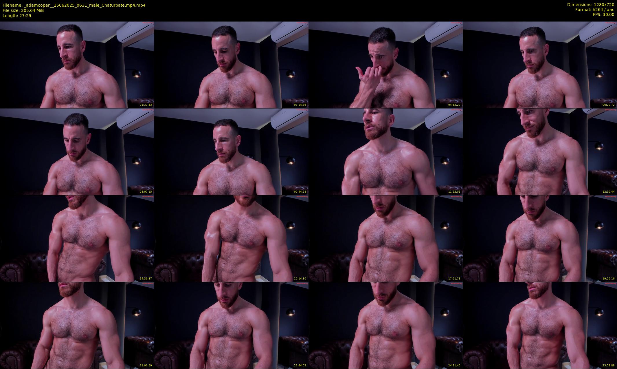 _adamcoper_ — 28 minute Chaturbate male cam show recording, 720p, Jun 15, 2025