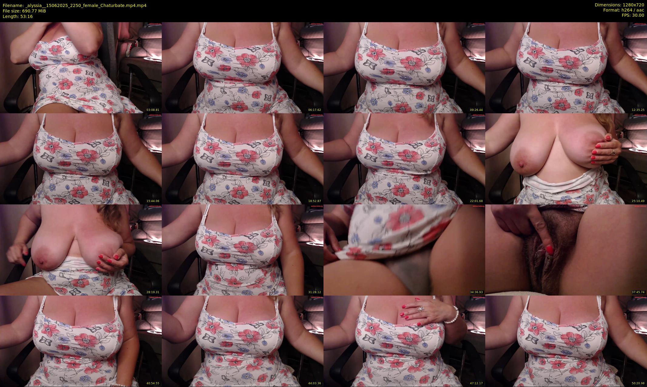_alyssia_ — 54 minute Chaturbate female cam show recording, 720p, Jun 15, 2025