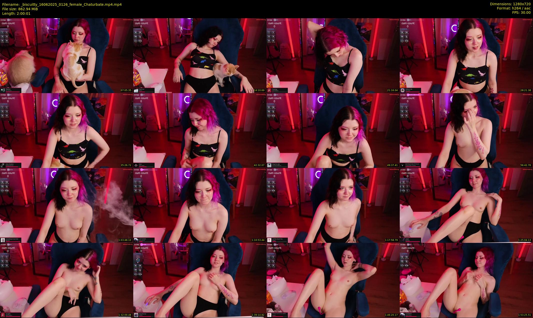 _biscuitty — 121 minute Chaturbate female cam show recording, 720p, Jun 16, 2025