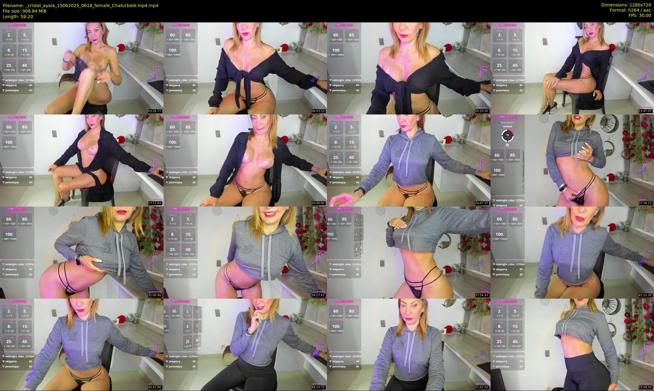 _cristal_ayala — 59 minute Chaturbate female cam show recording, 720p, Jun 15, 2025