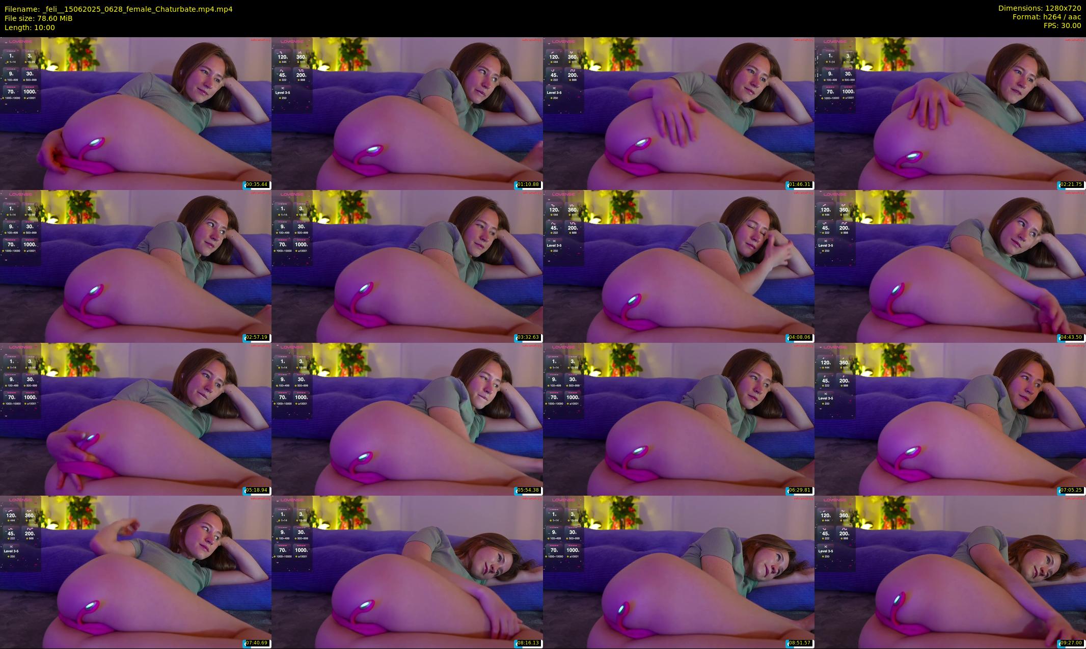 _feli_ — 10 minute Chaturbate female cam show recording, 720p, Jun 15, 2025