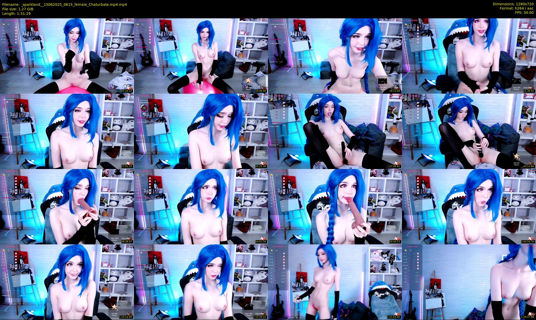 _sparkland_ — 92 minute Chaturbate female cam show recording, 720p, Jun 15, 2025