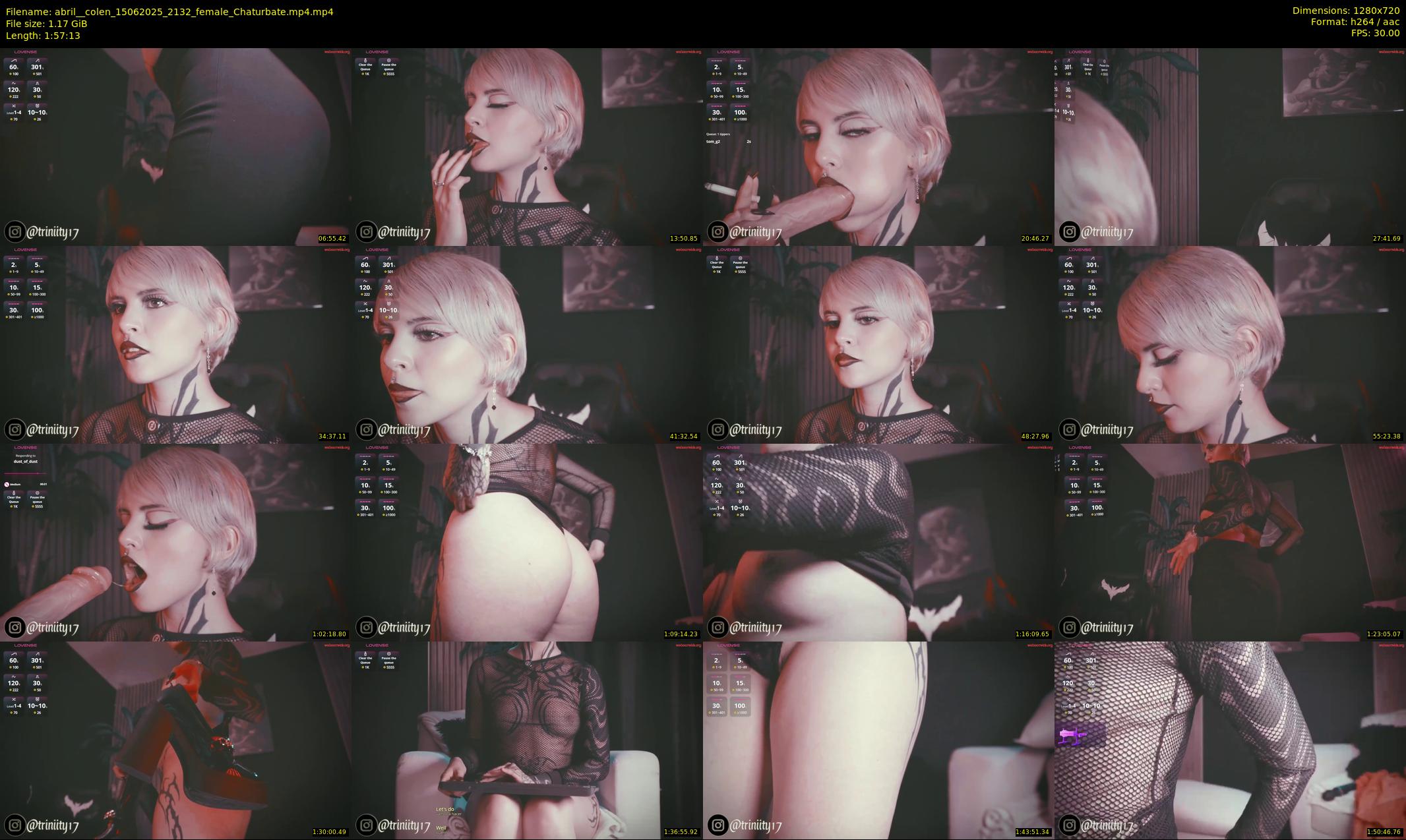 abril__colen — 118 minute Chaturbate female cam show recording, 720p, Jun 15, 2025