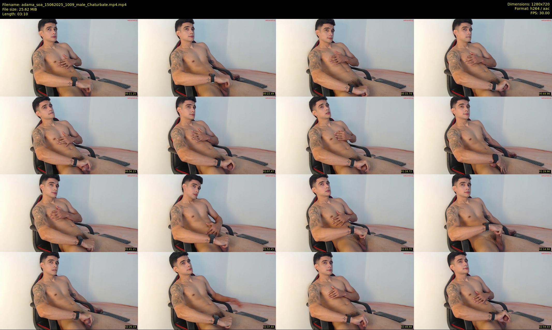 adama_soa — 4 minute Chaturbate male cam show recording, 720p, Jun 15, 2025