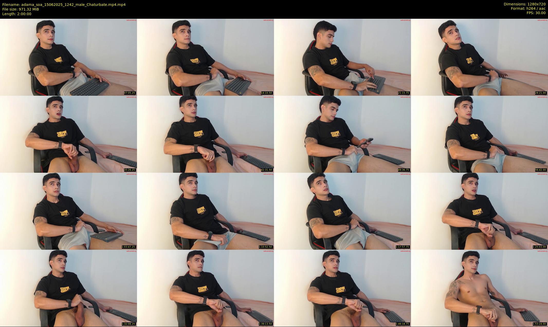 adama_soa — 120 minute Chaturbate male cam show recording, 720p, Jun 15, 2025