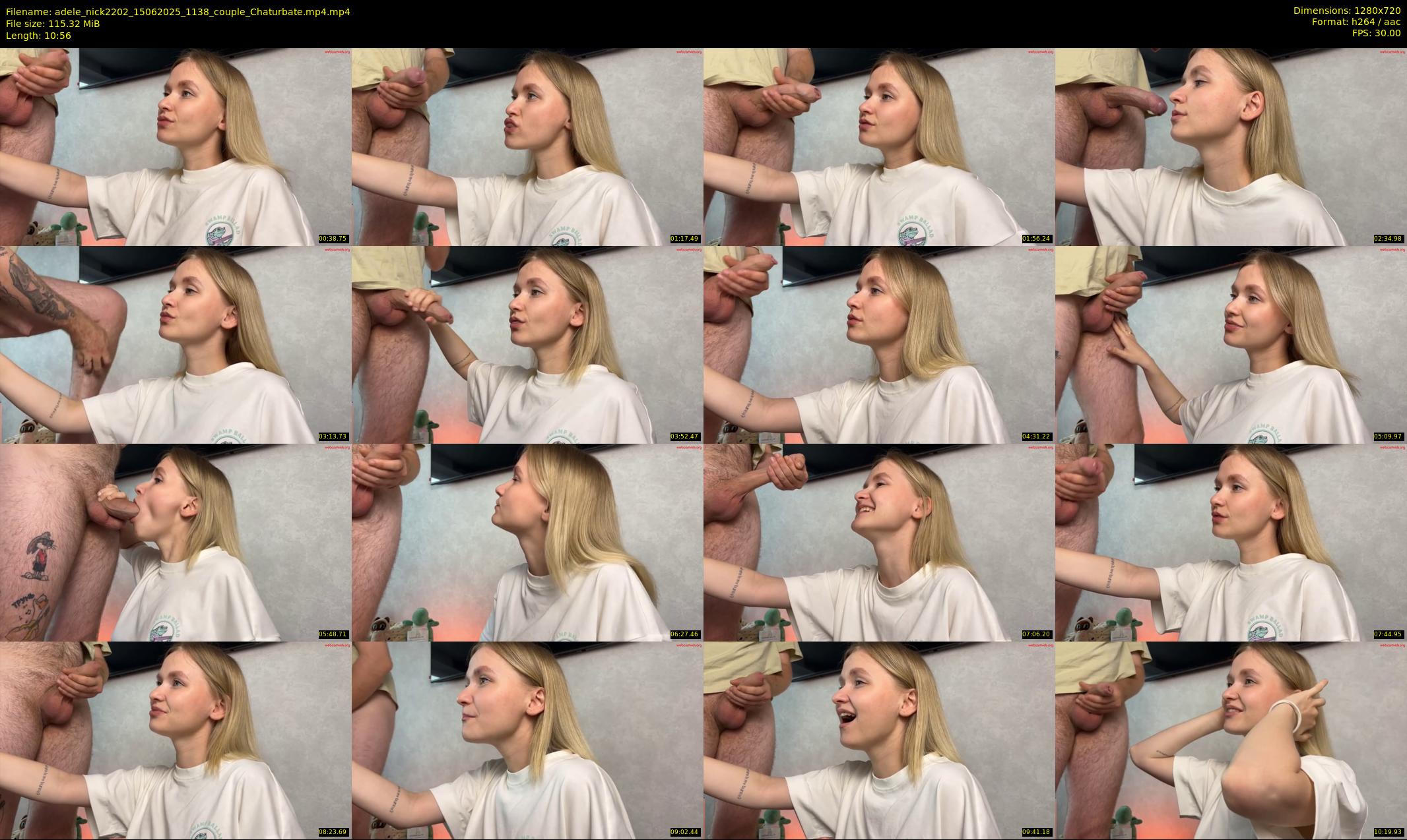adele_nick2202 — 11 minute Chaturbate couple cam show recording, 720p, Jun 15, 2025