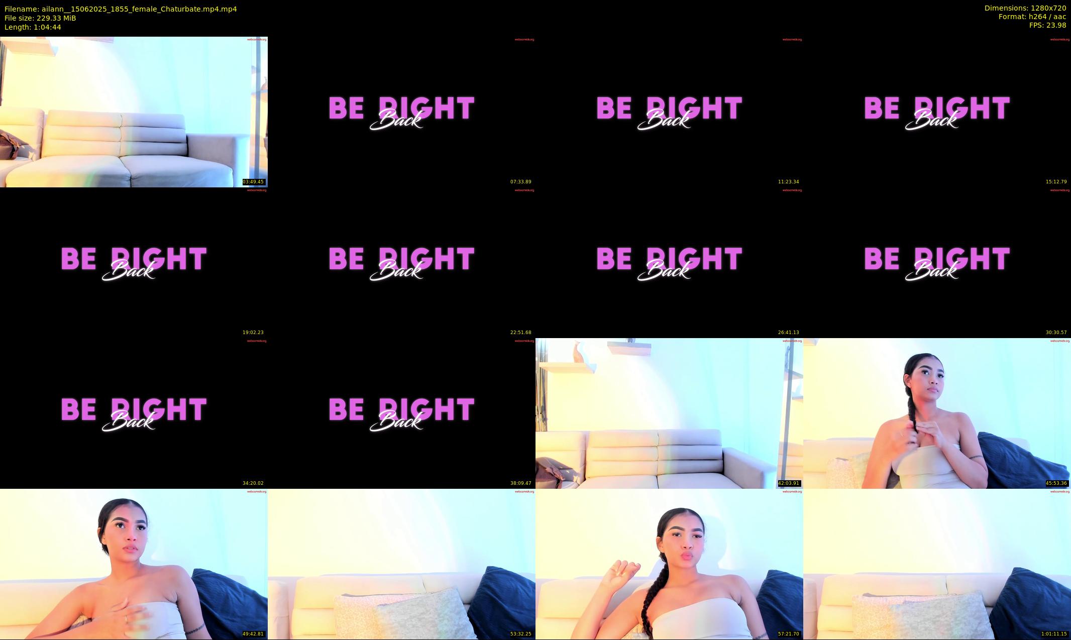 ailann_ — 65 minute Chaturbate female cam show recording, 720p, Jun 15, 2025
