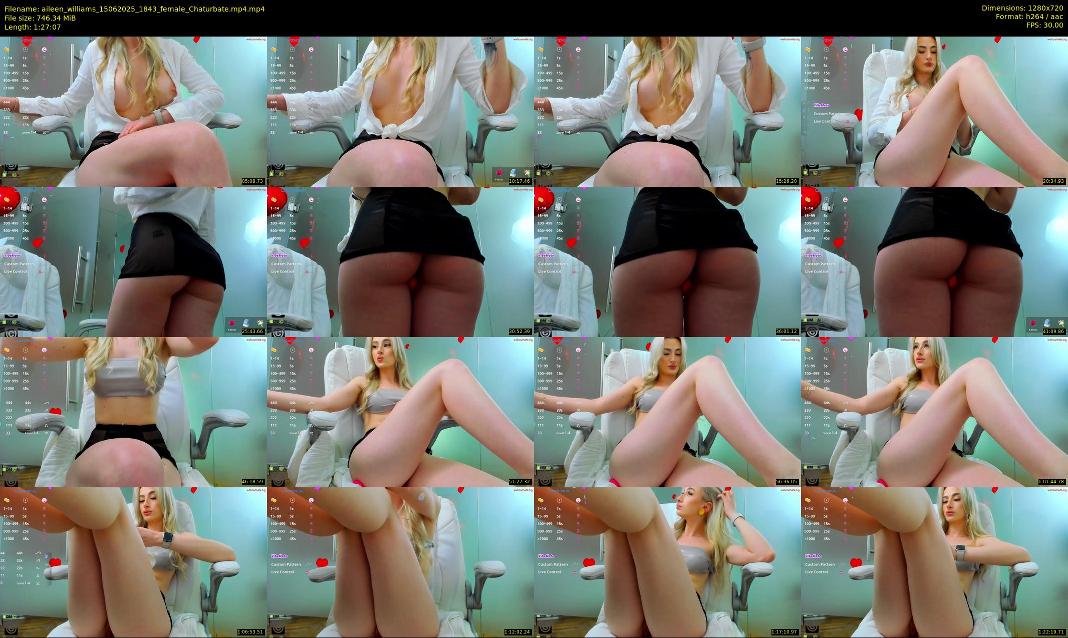 aileen_williams — 88 minute Chaturbate female cam show recording, 720p, Jun 15, 2025