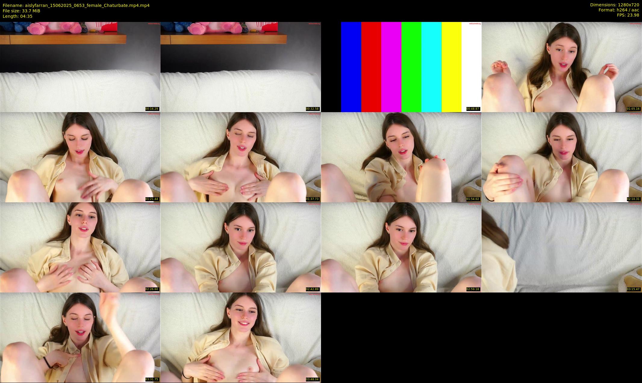 aislyfarran — 5 minute Chaturbate female cam show recording, 720p, Jun 15, 2025