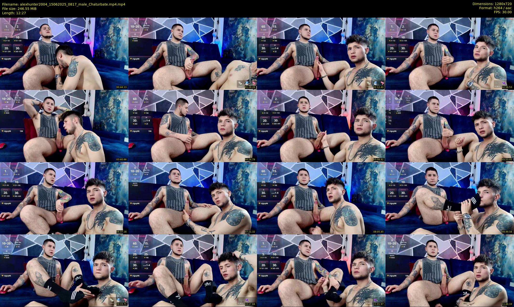 alexhunter2004 — 13 minute Chaturbate male cam show recording, 720p, Jun 15, 2025