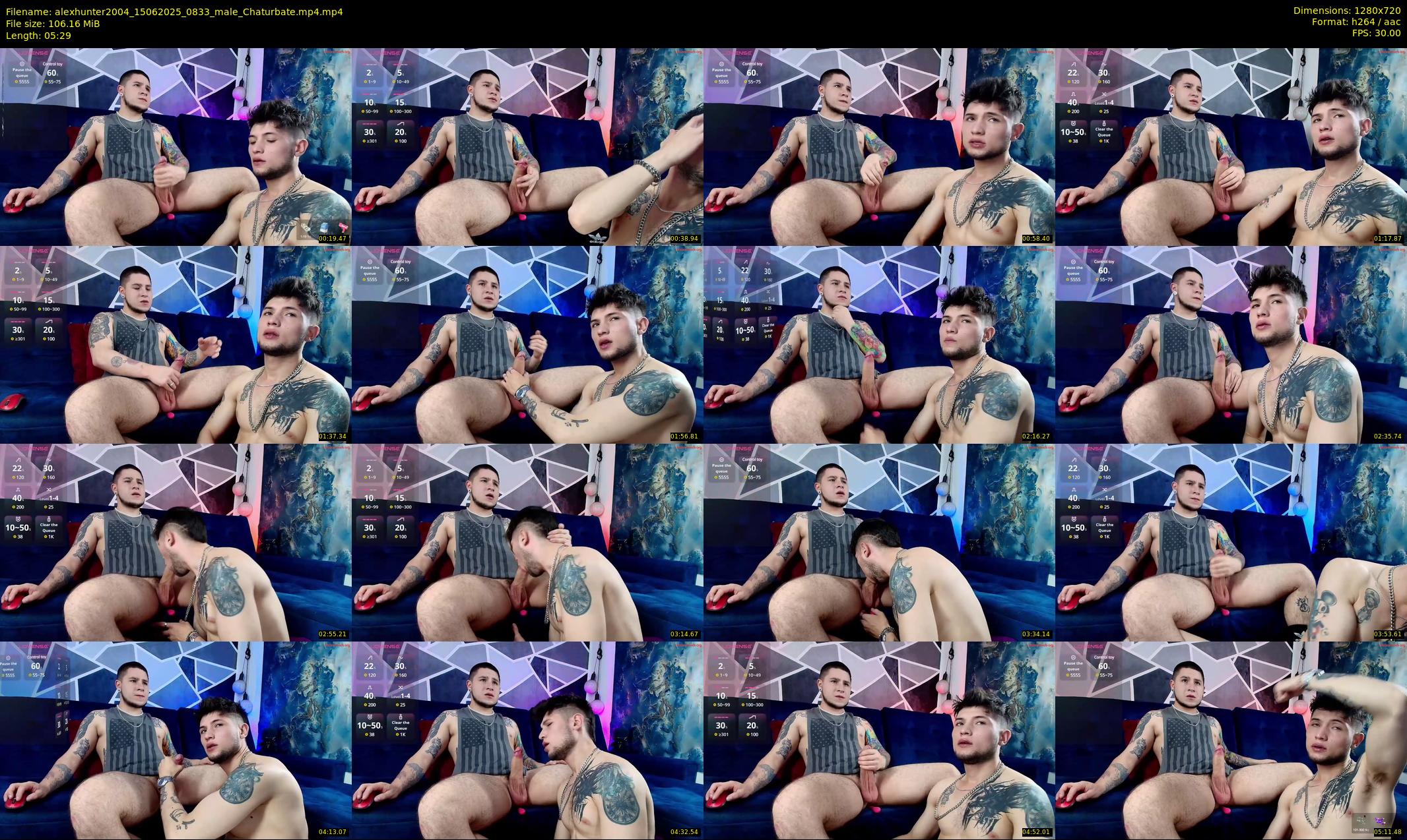 alexhunter2004 — 6 minute Chaturbate male cam show recording, 720p, Jun 15, 2025