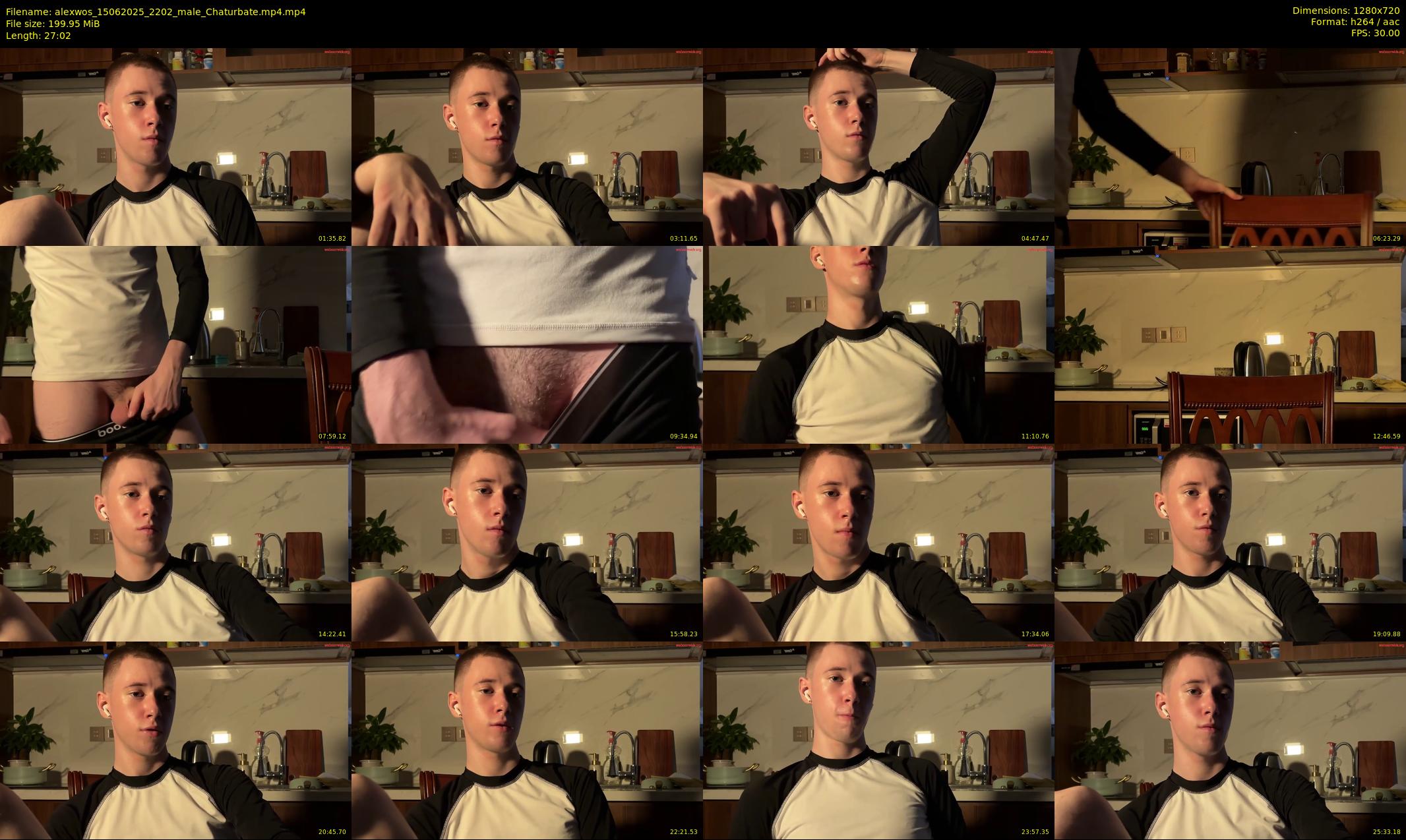 alexwos — 28 minute Chaturbate male cam show recording, 720p, Jun 15, 2025