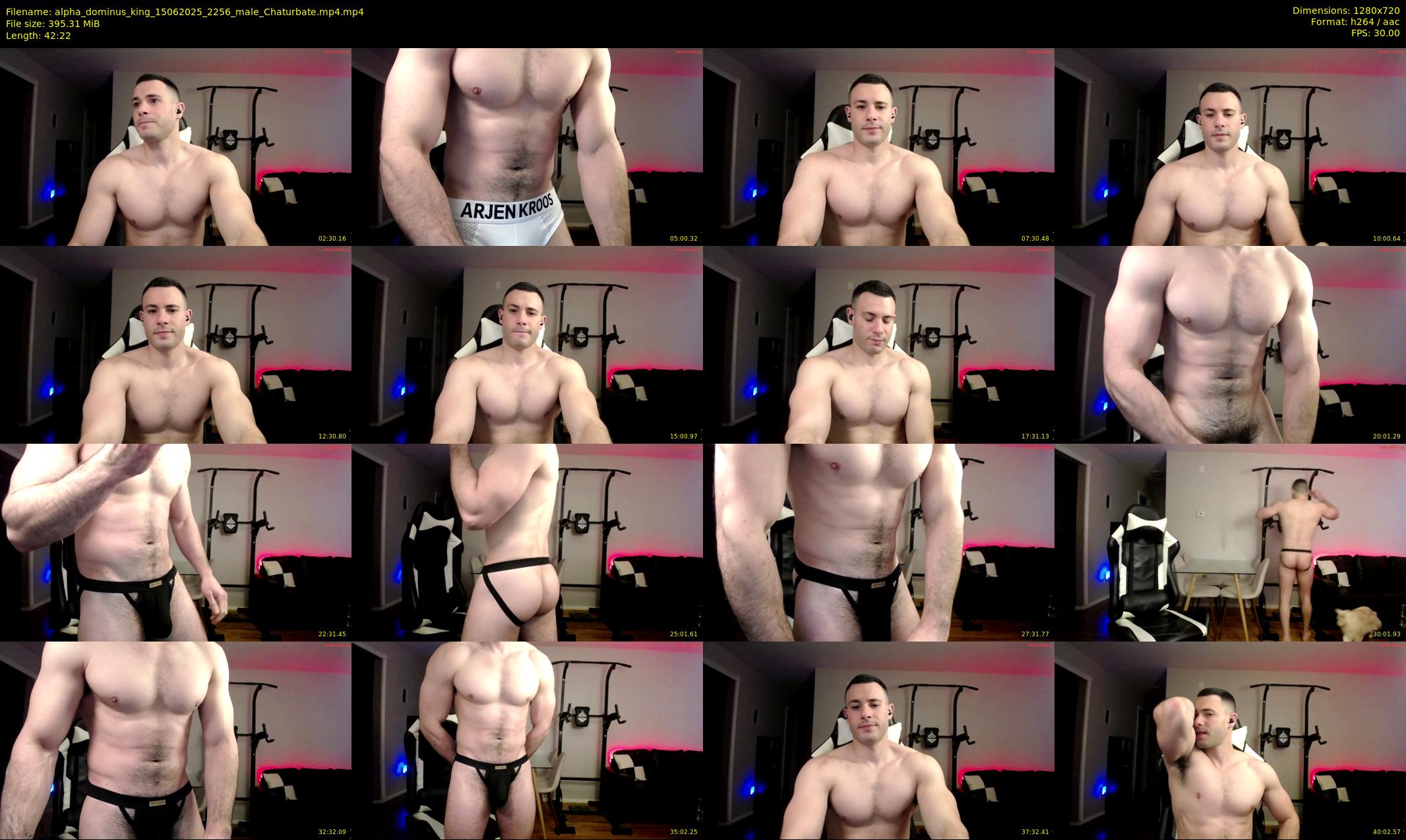 alpha_dominus_king — 43 minute Chaturbate male cam show recording, 720p, Jun 15, 2025
