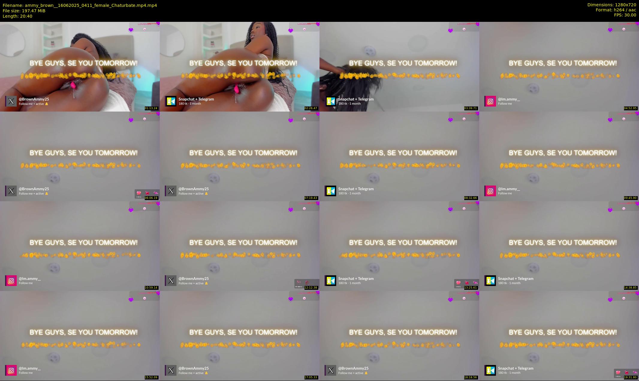 ammy_brown_ — 21 minute Chaturbate female cam show recording, 720p, Jun 16, 2025