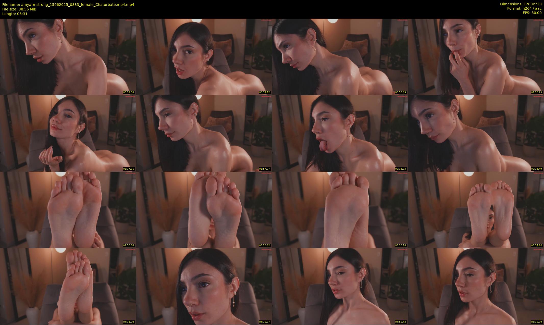 amyarmstrong — 6 minute Chaturbate female cam show recording, 720p, Jun 15, 2025